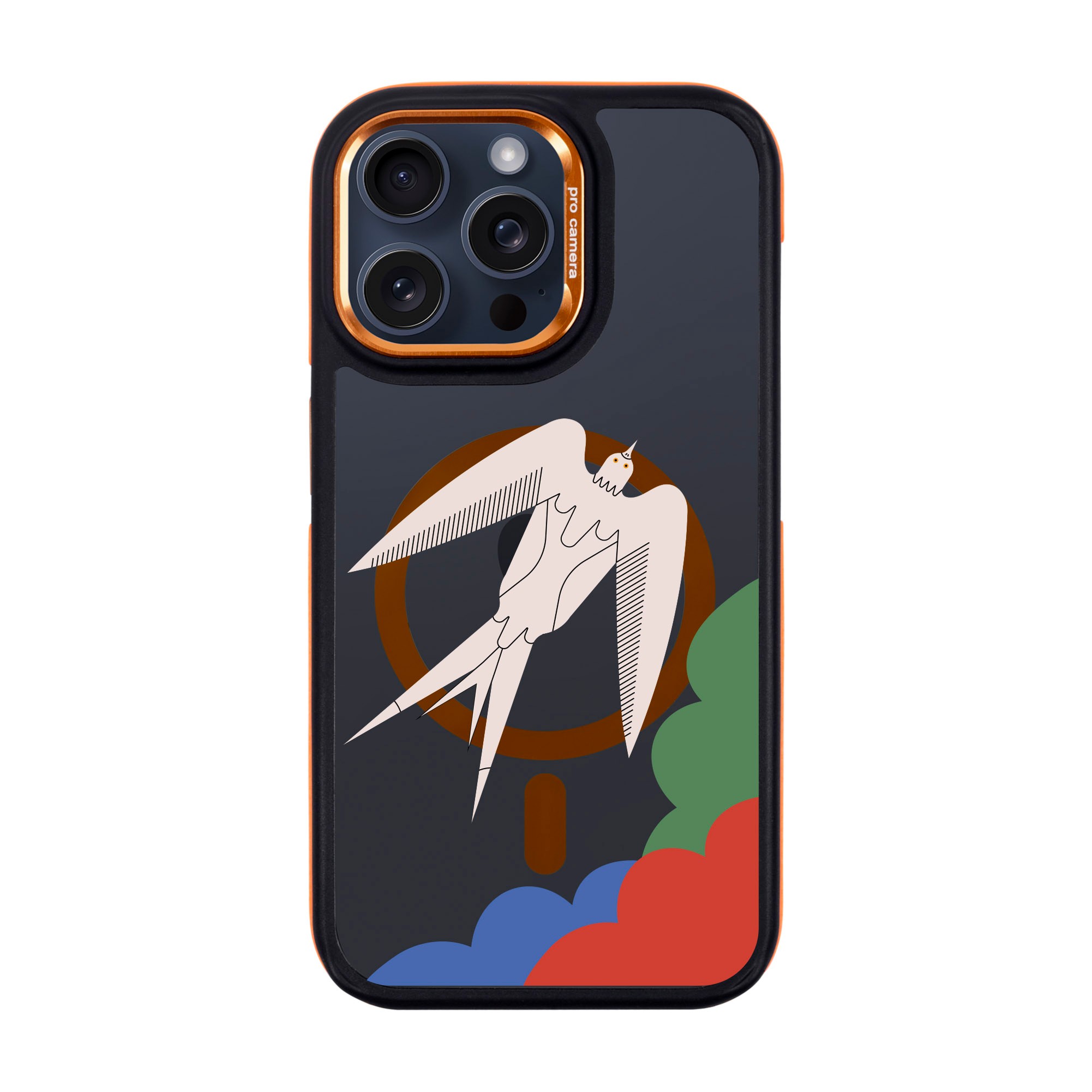 L’OISEAU LIBRE-iPhone Dark Kılıf MagSafe Özellikli