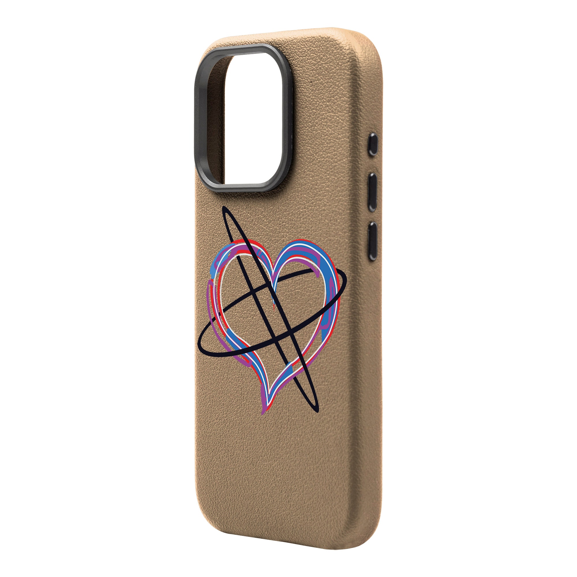HEART ATTACK-iPhone Leather Premium Kılıf MagSafe Özellikli