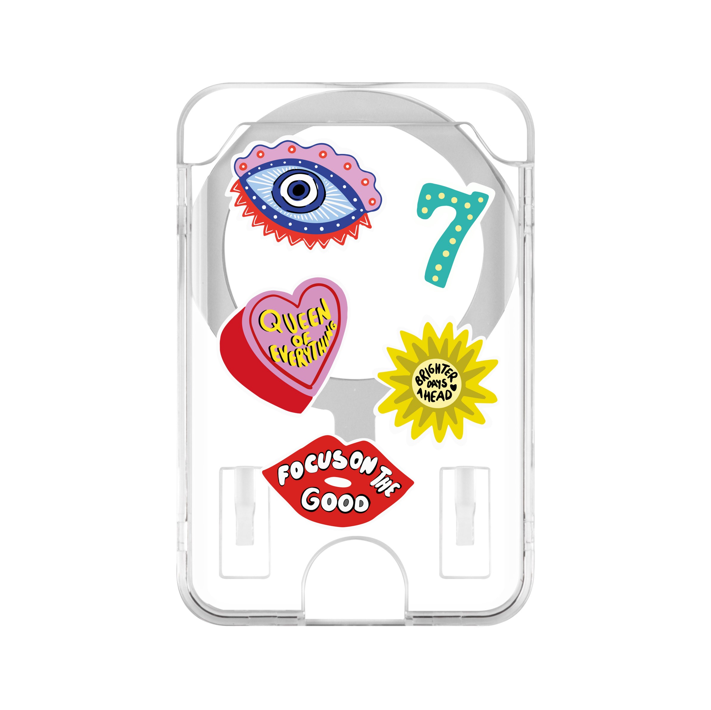 HM STICKERS-Clear Kartlık