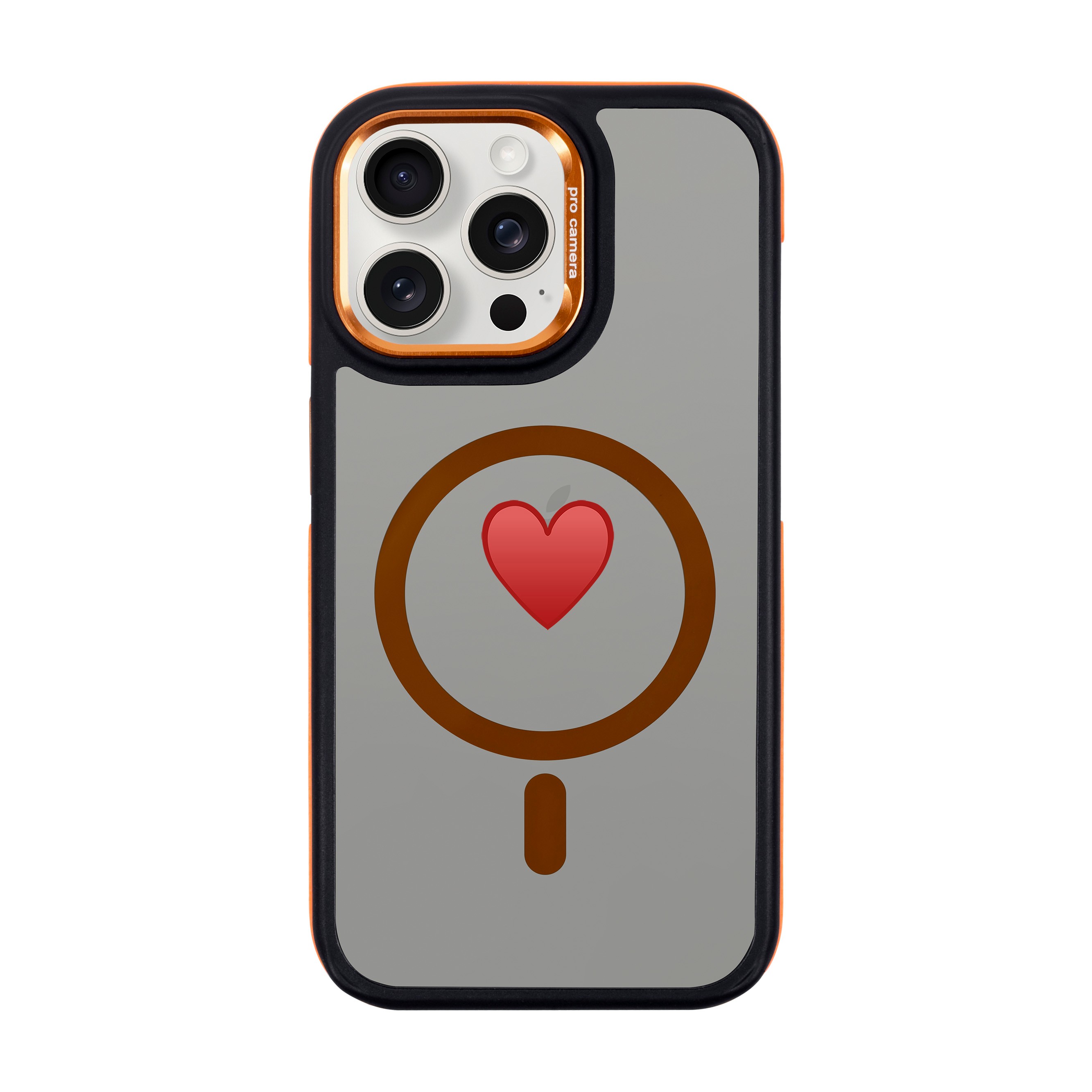 SPREAD HEART-iPhone Dark Case with MagSafe