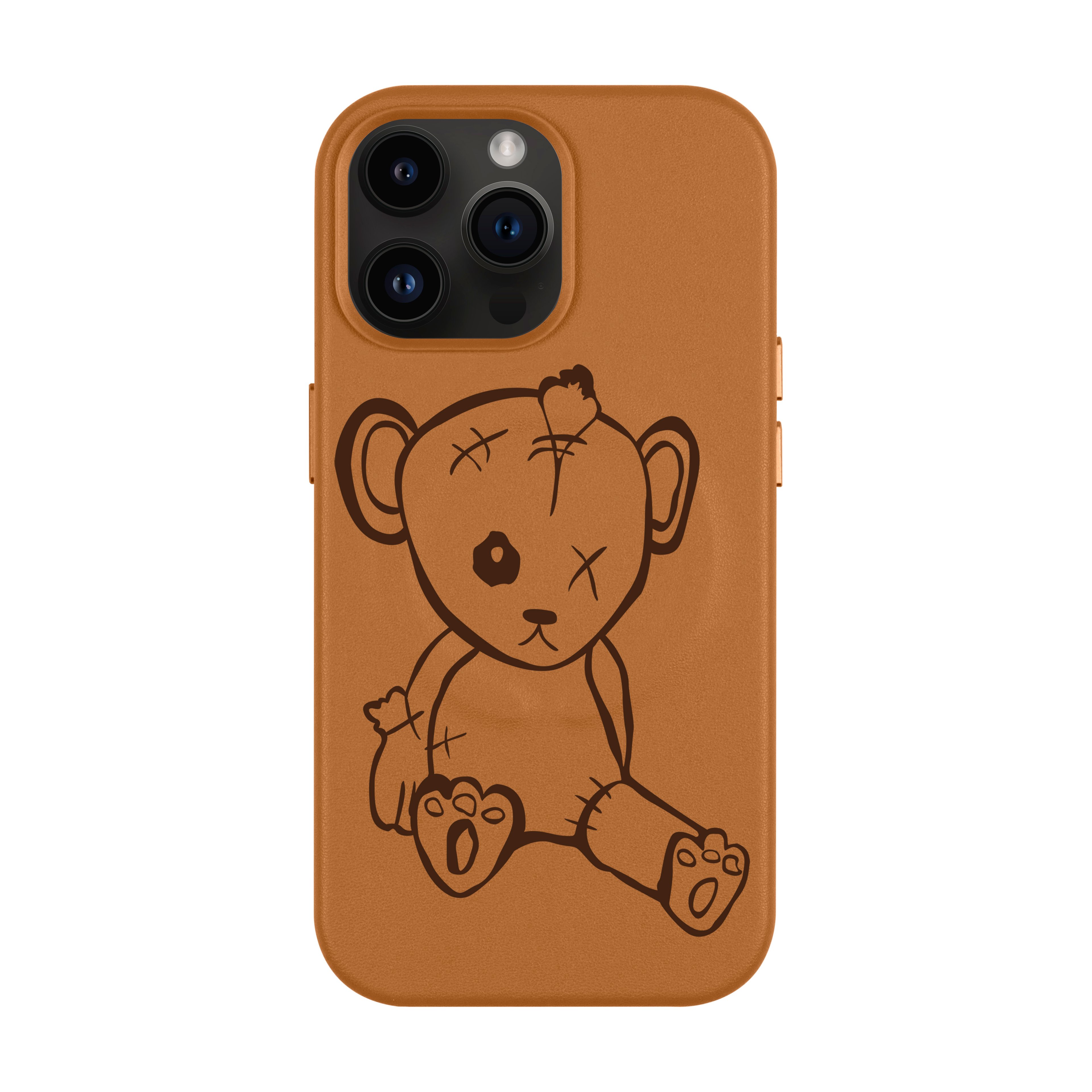 BABY BEAR-iPhone Leather Kılıf MagSafe Özellikli