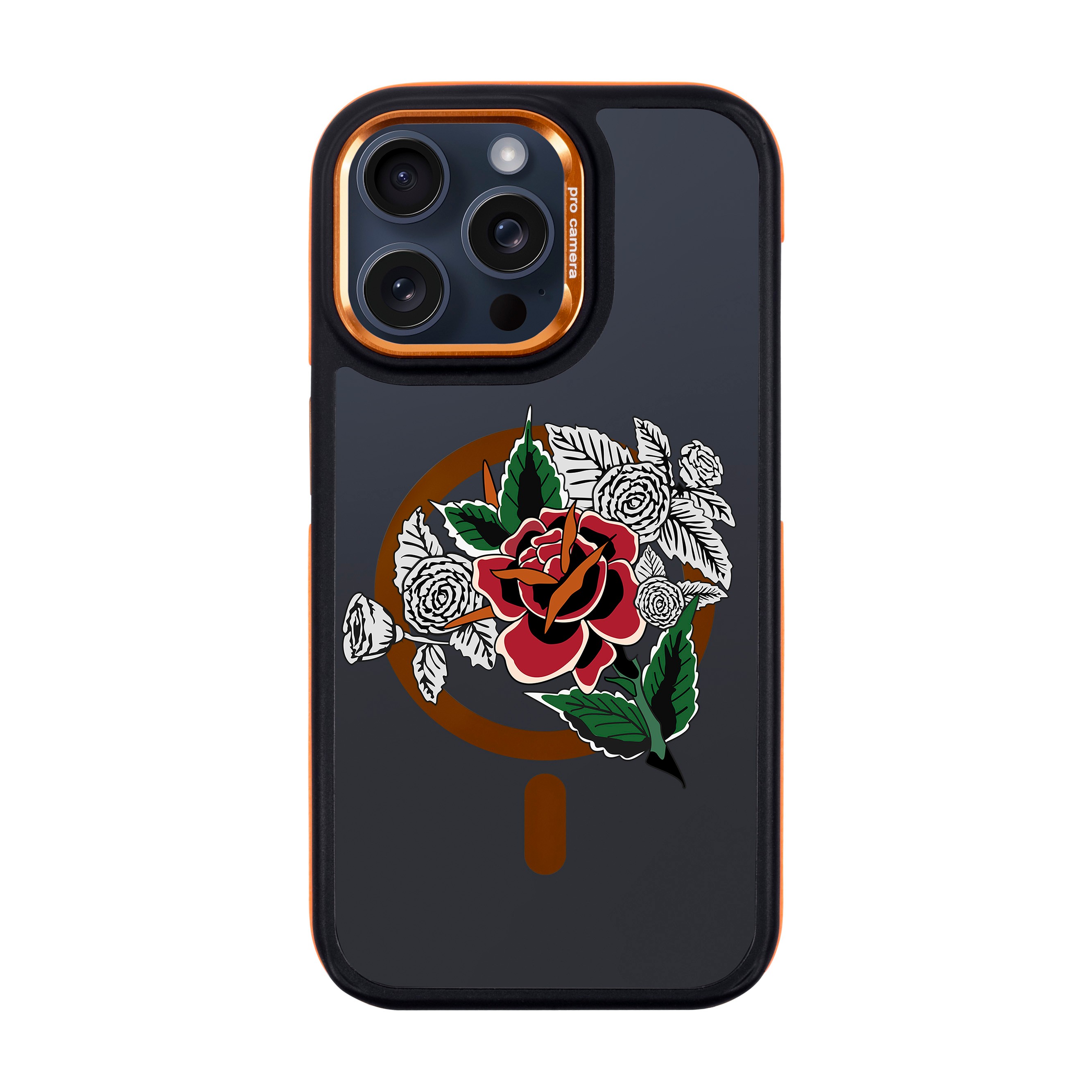 DRY ROSE-iPhone Dark Case with MagSafe