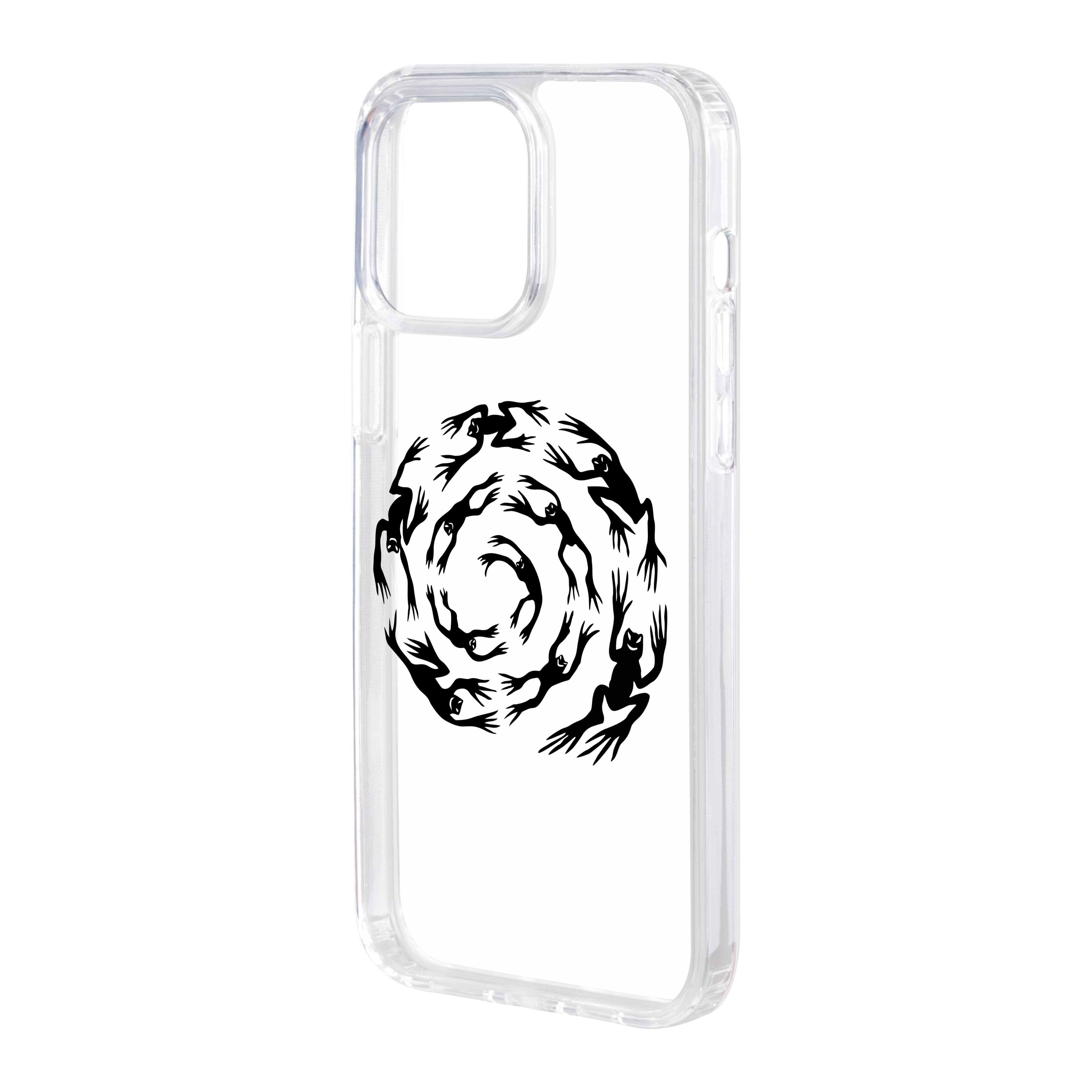 Swirling Frogs - iPhone Clear Case