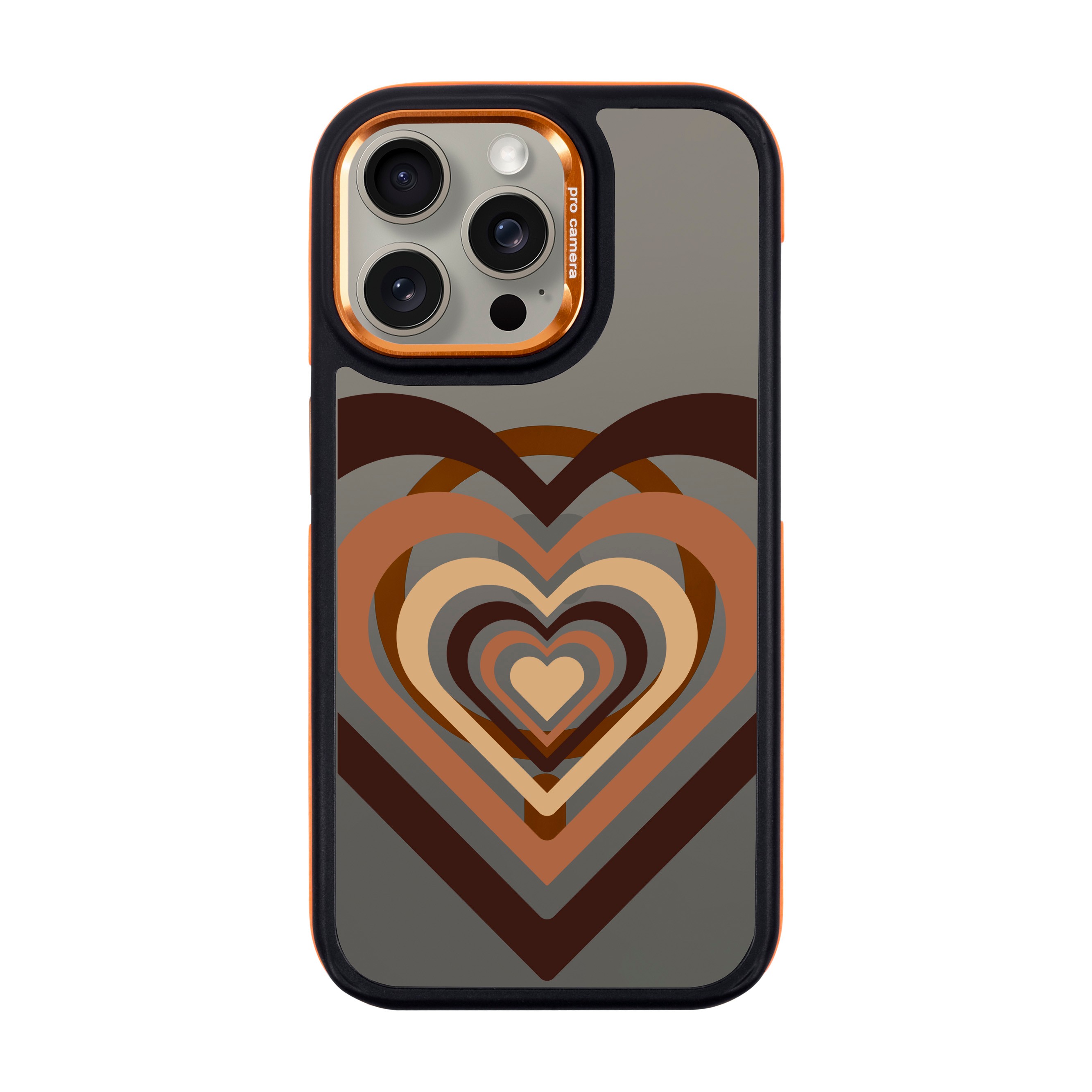 HEART-iPhone Dark Case with MagSafe