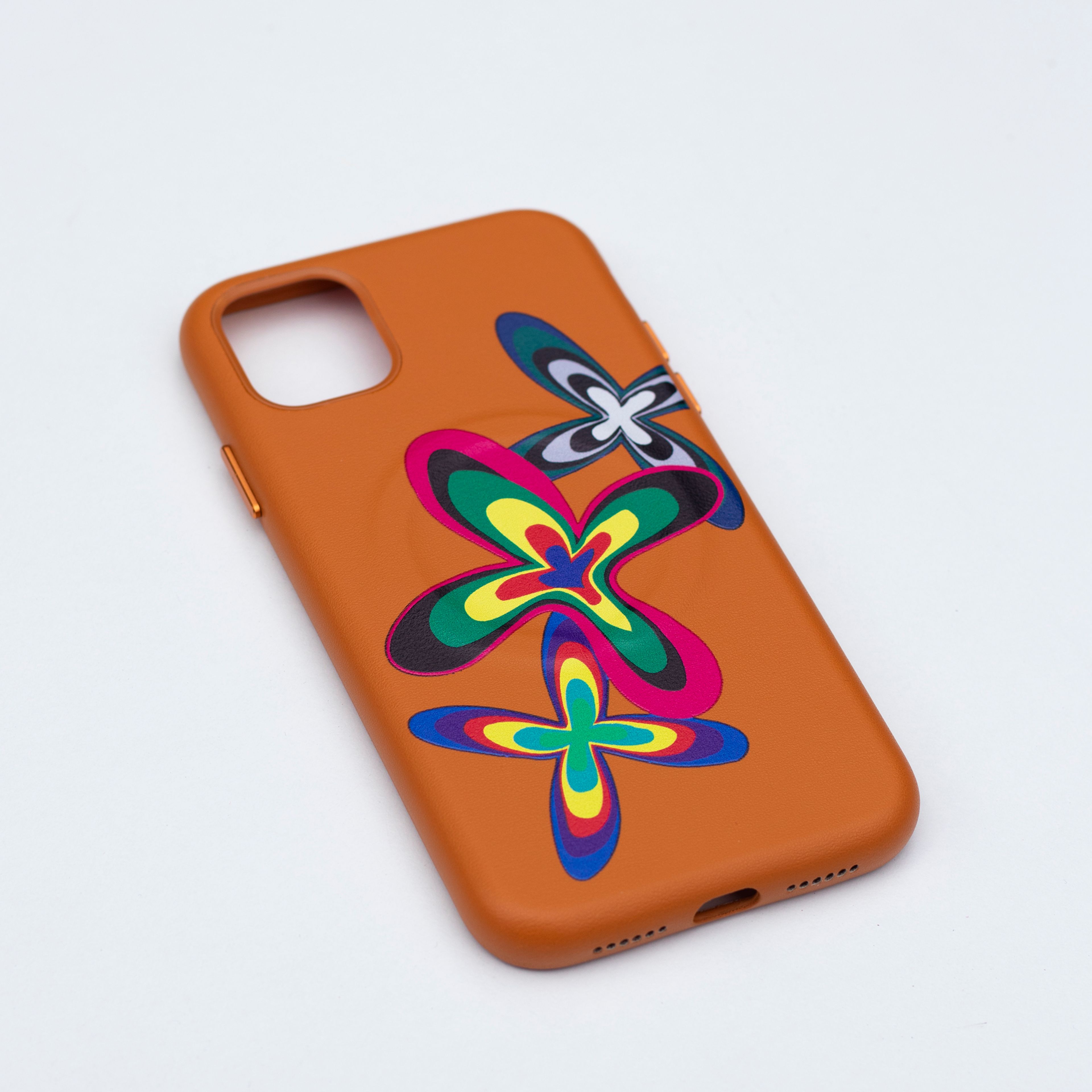 Color Flower - iPhone Leather Case with MagSafe