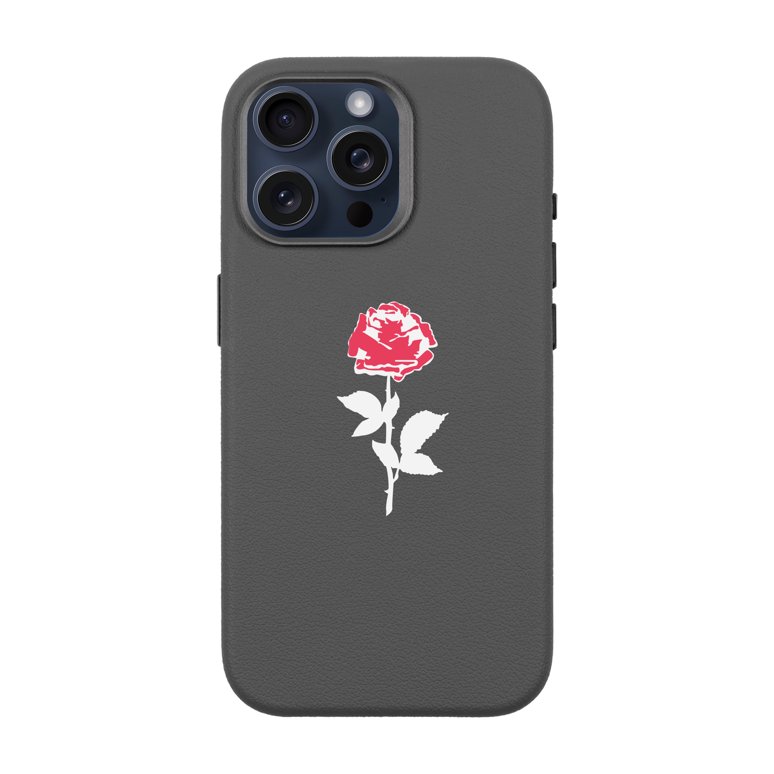 NATUREL ROSE-iPhone Leather 15 Premium Case with MagSafe