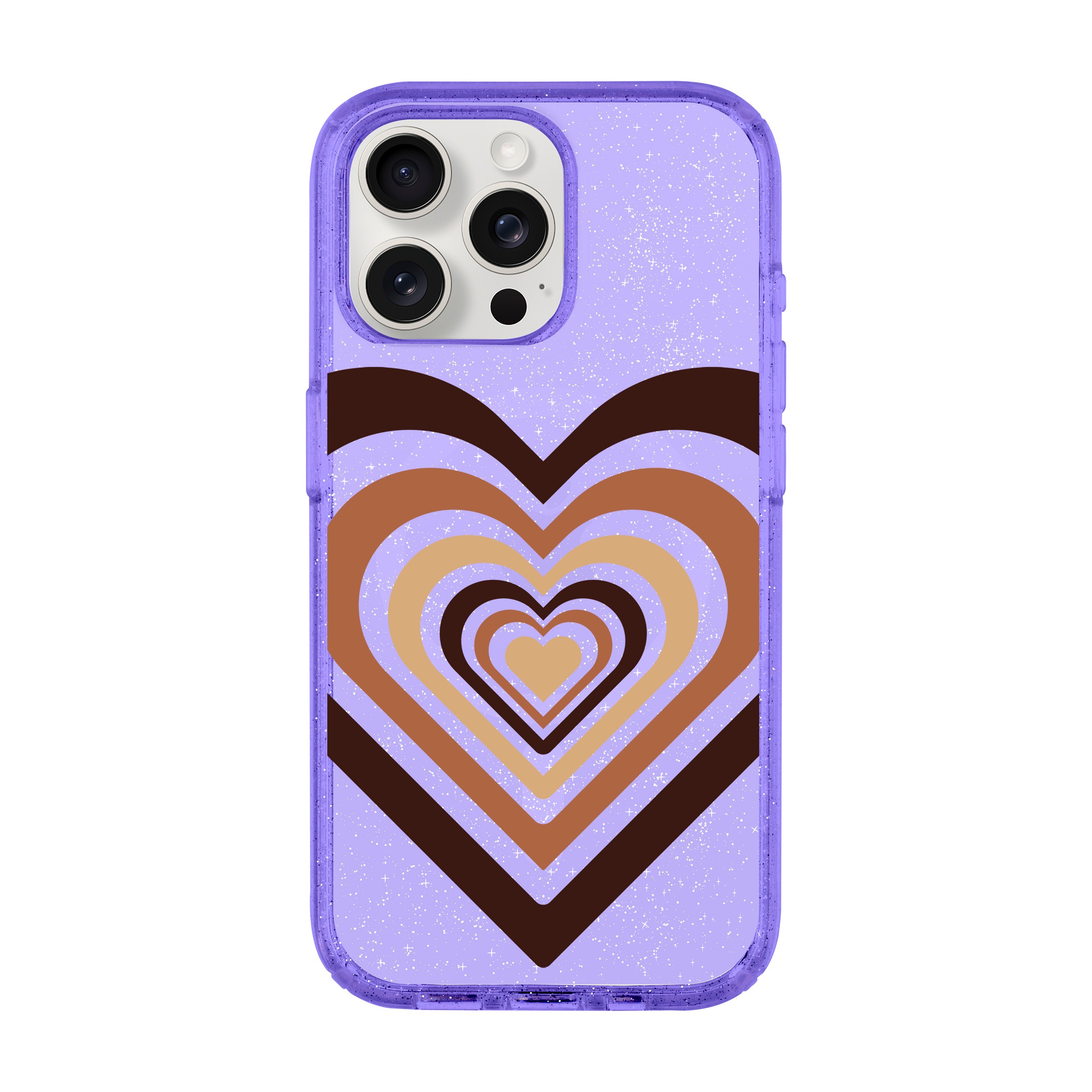 HEART-iPhone Shiny Case with MagSafe