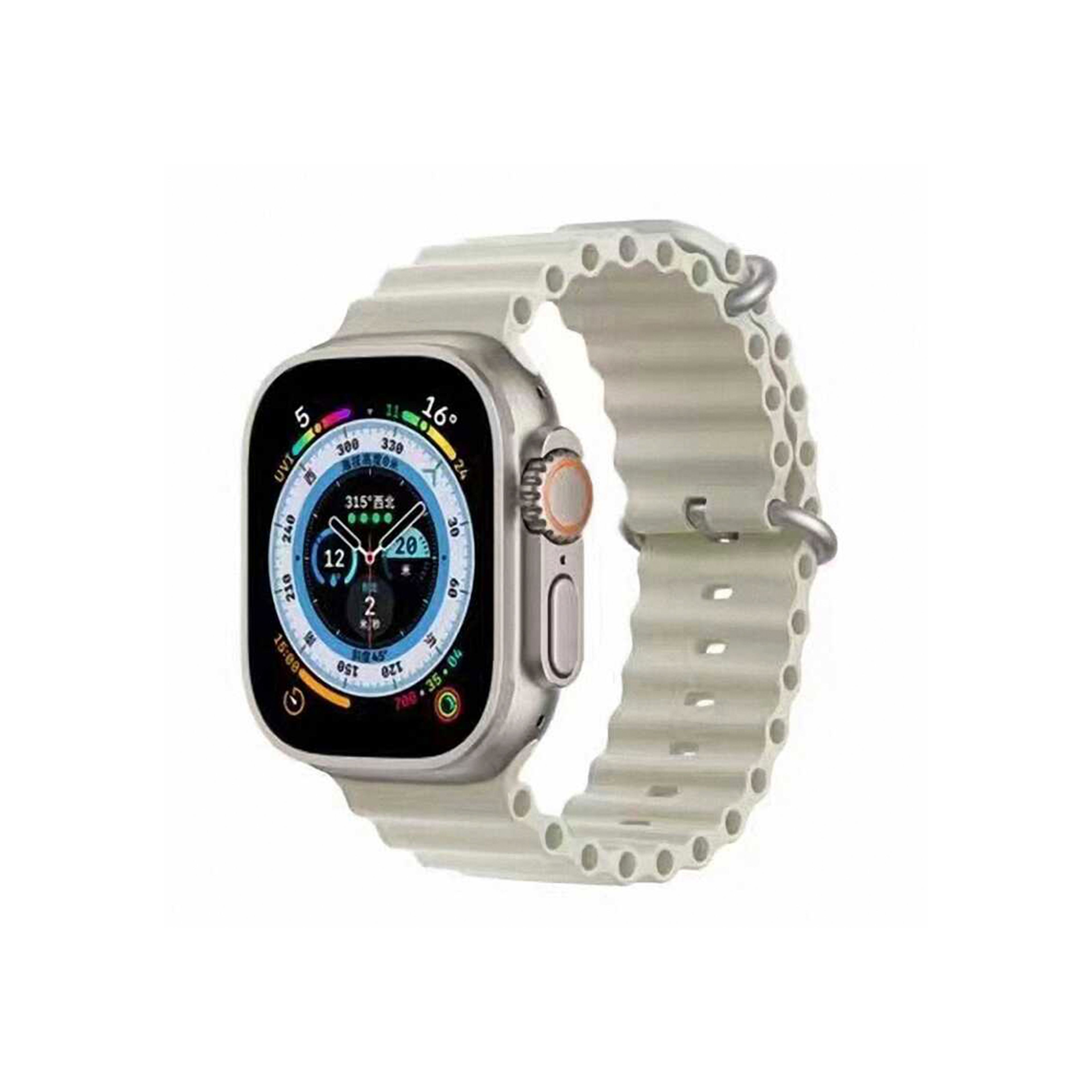 Apple Watch Kasis Silikon Kordon-Krem