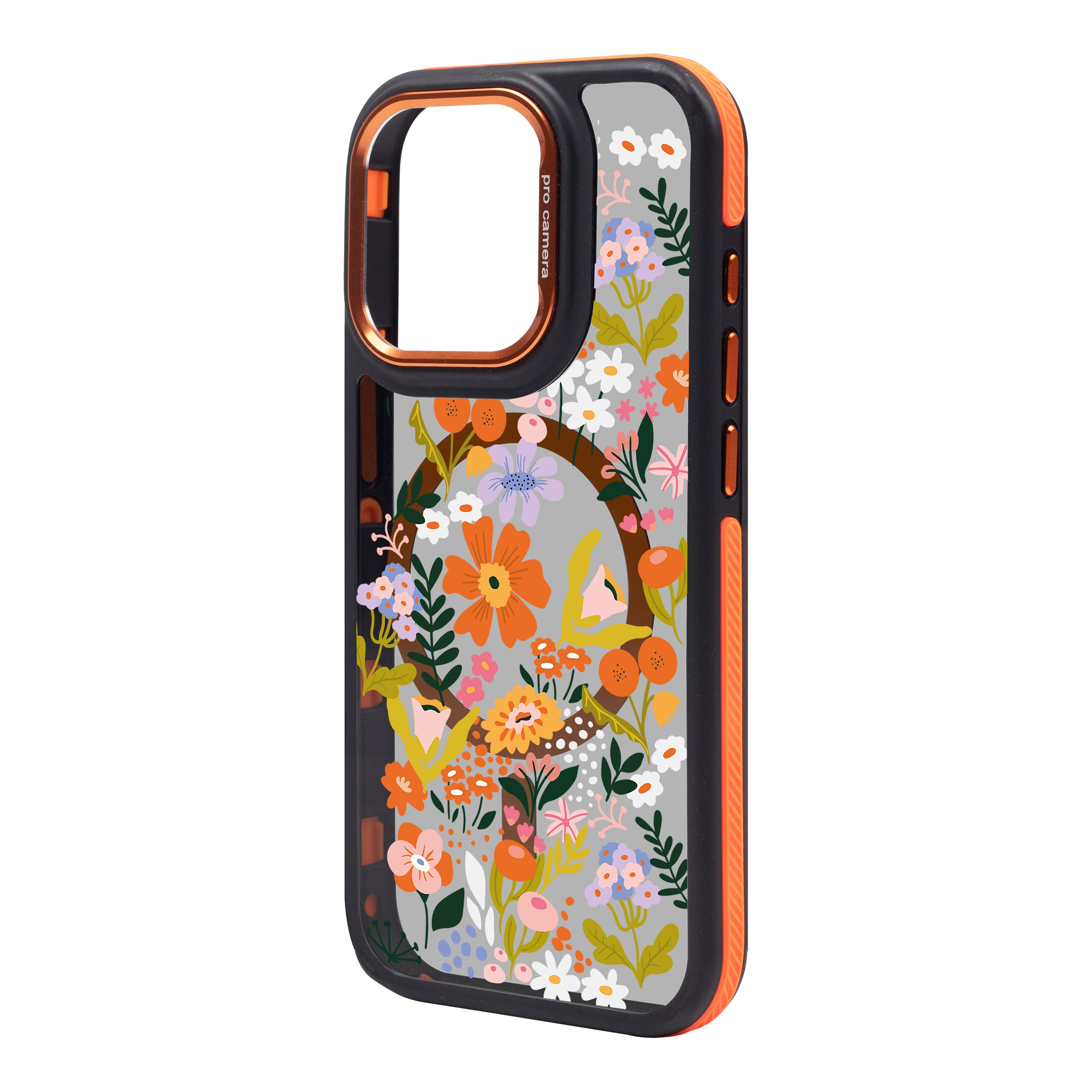 FLOWER-iPhone Dark Case with MagSafe