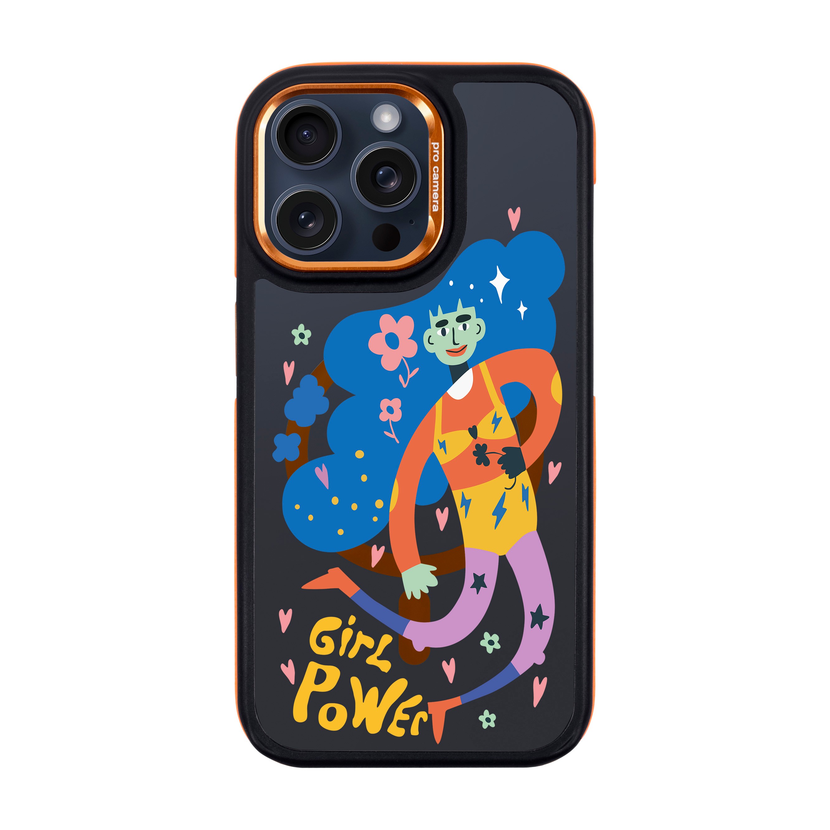 GIRL POWER-iPhone Dark Case with MagSafe