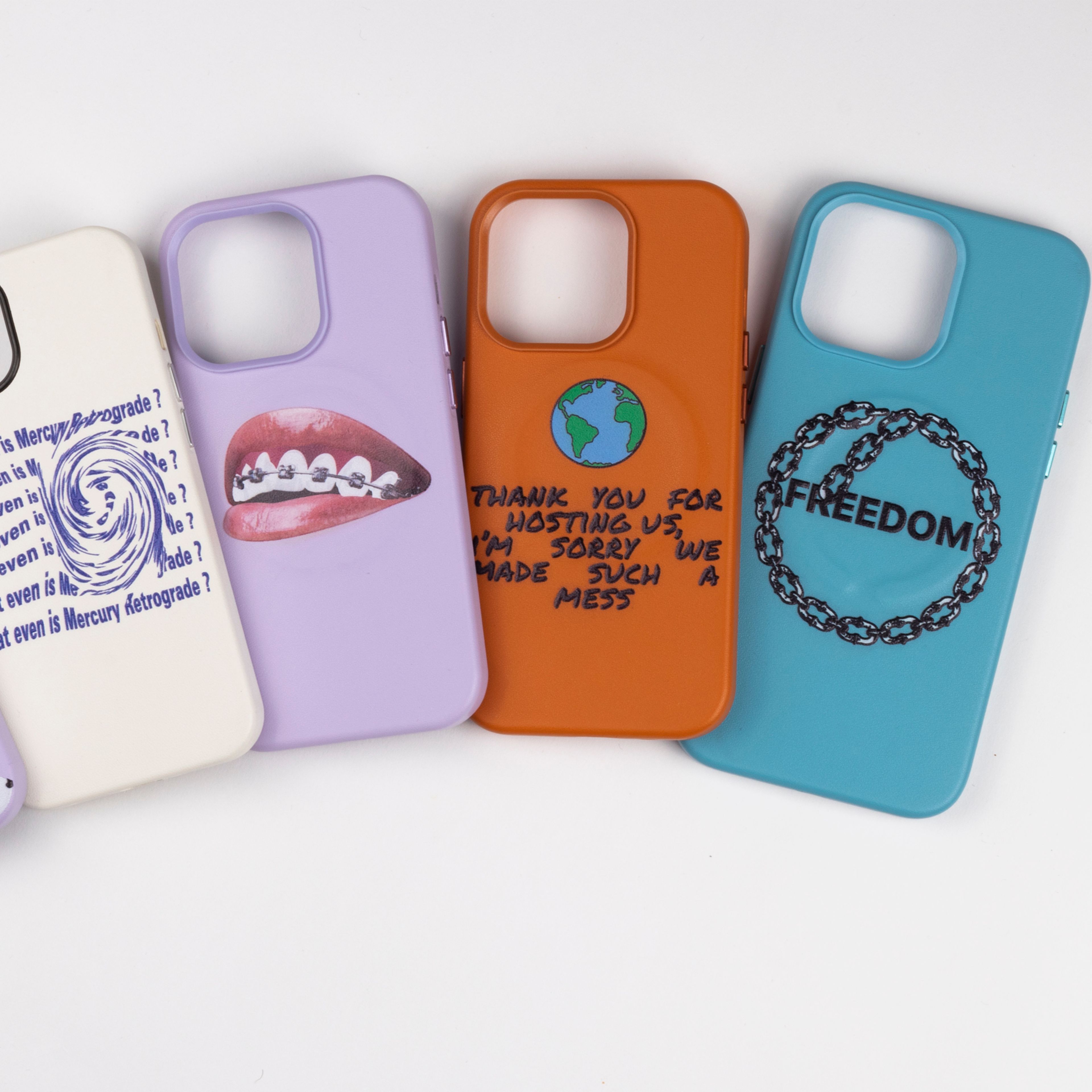 FREEDOM-iPhone Leather Kılıf MagSafe Özellikli