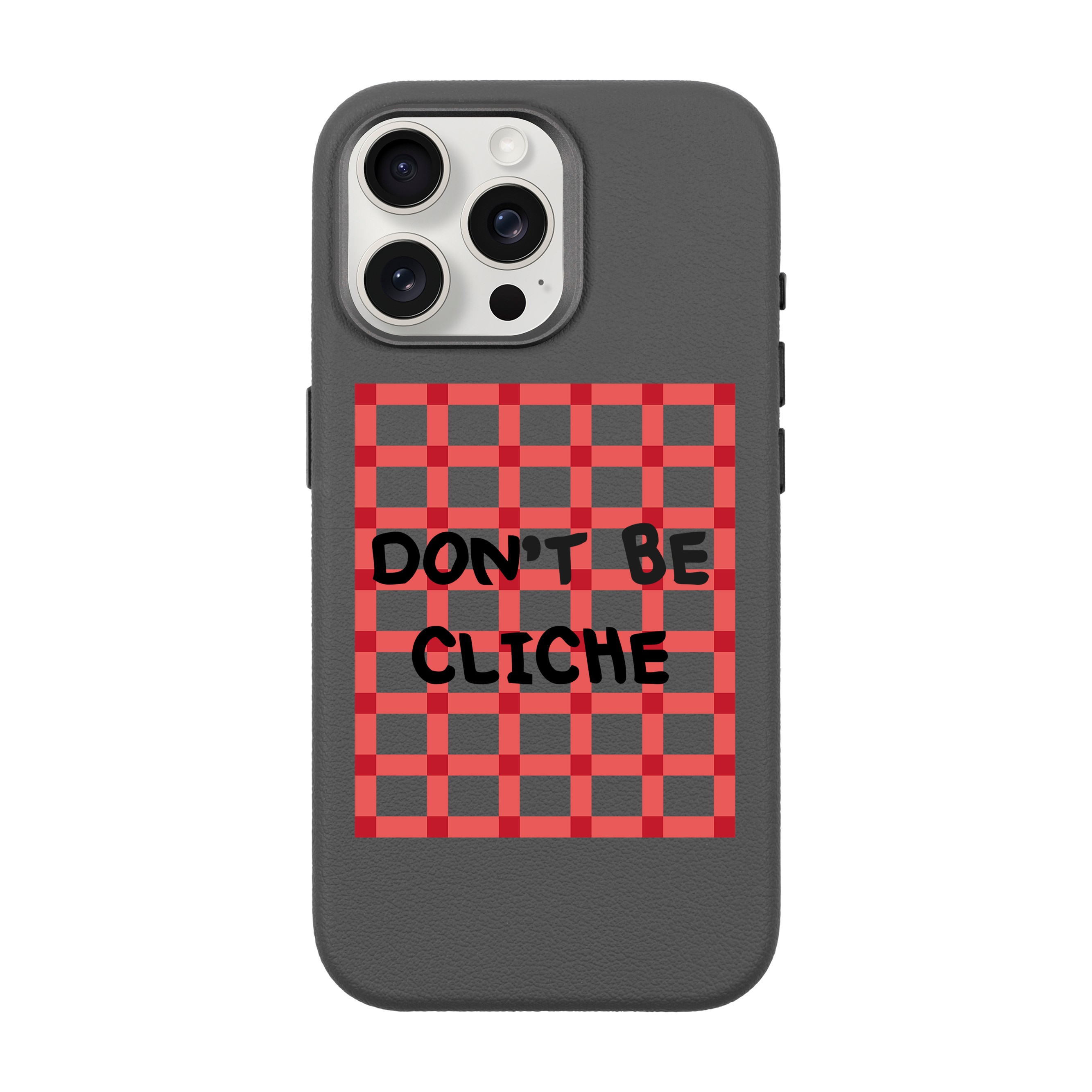 DON'T BE CLICHE-iPhone Leather 15 Premium Case with MagSafe