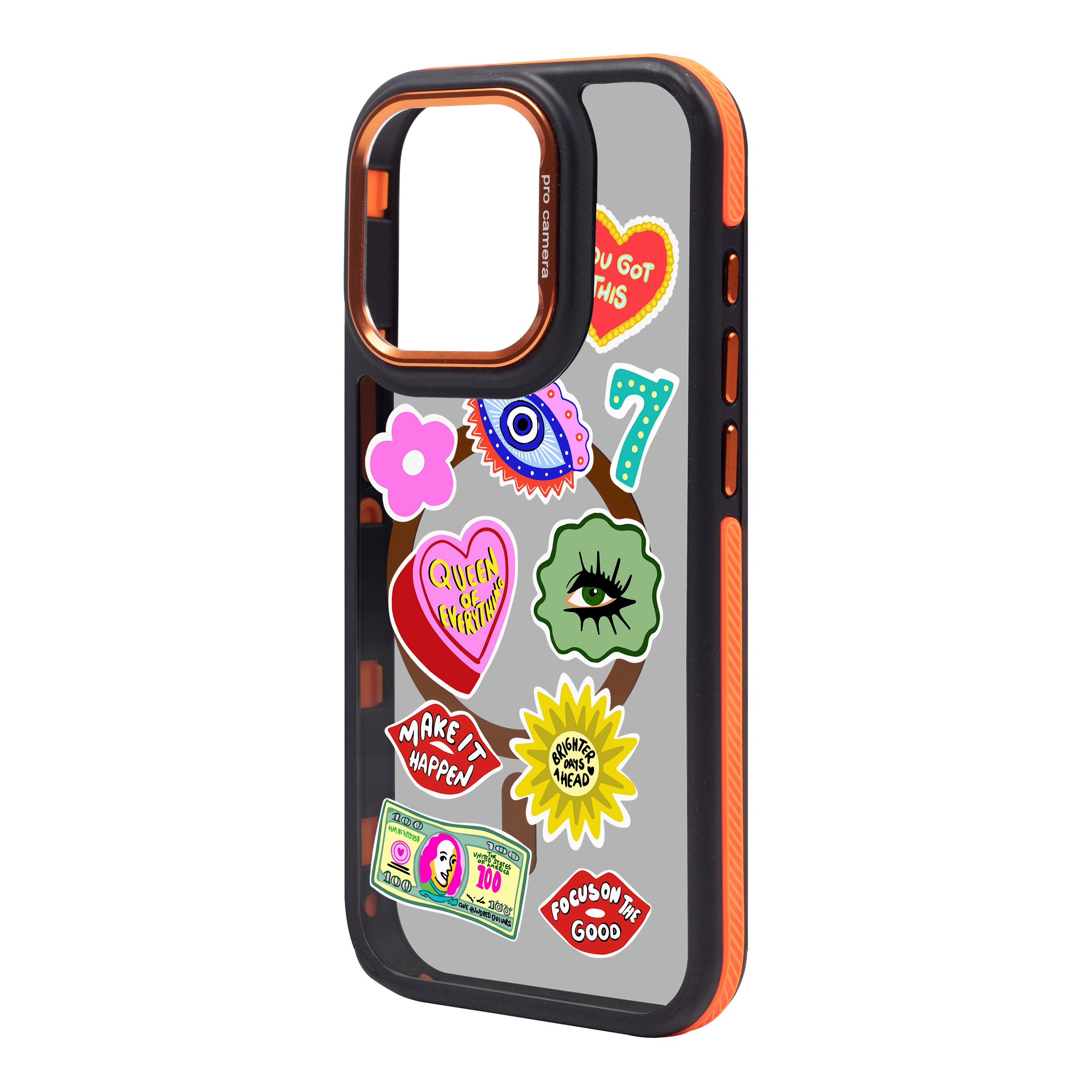 HM STICKERS-iPhone Dark Case with MagSafe