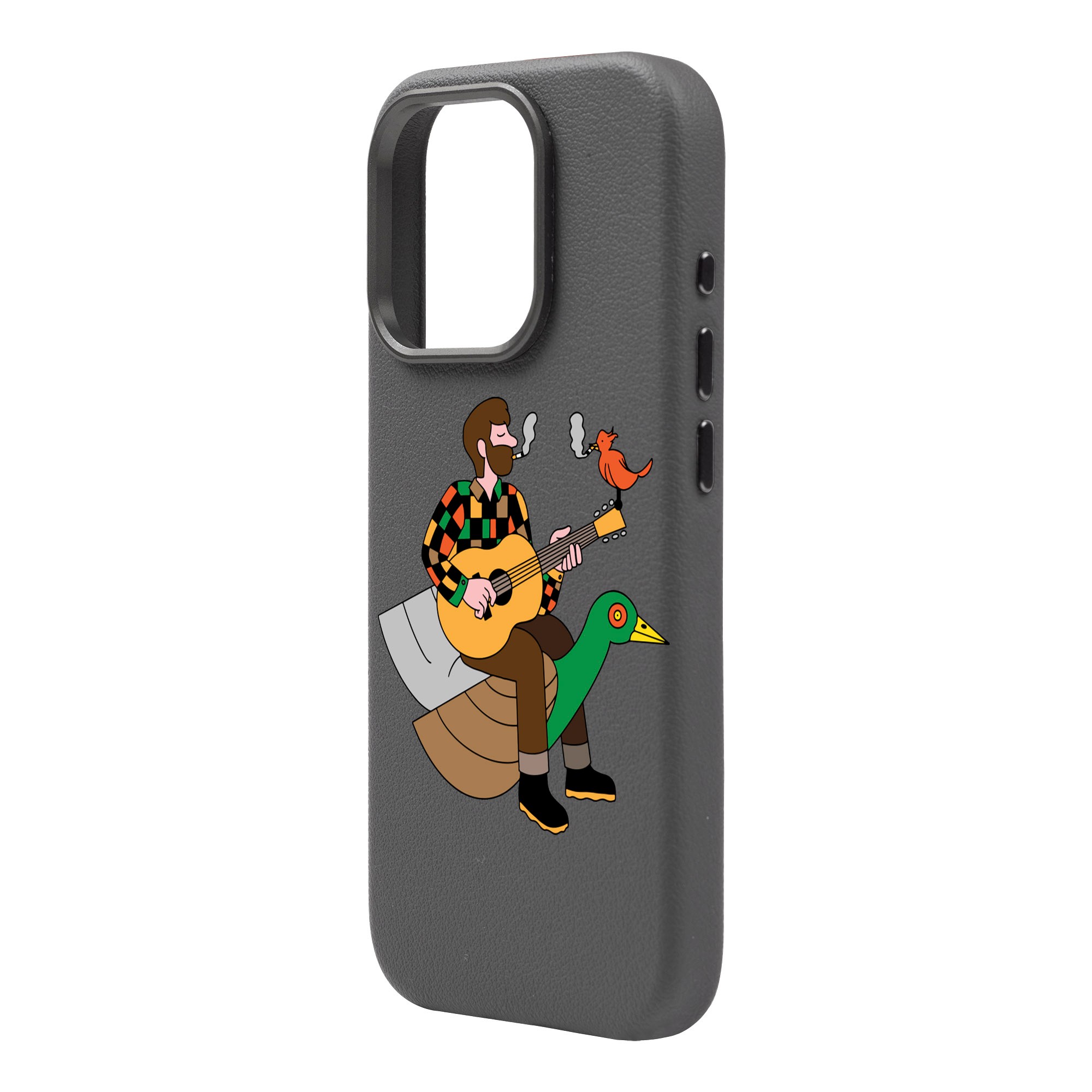 BIRDS OF A FEATHER-iPhone Leather Premium Kılıf MagSafe Özellikli