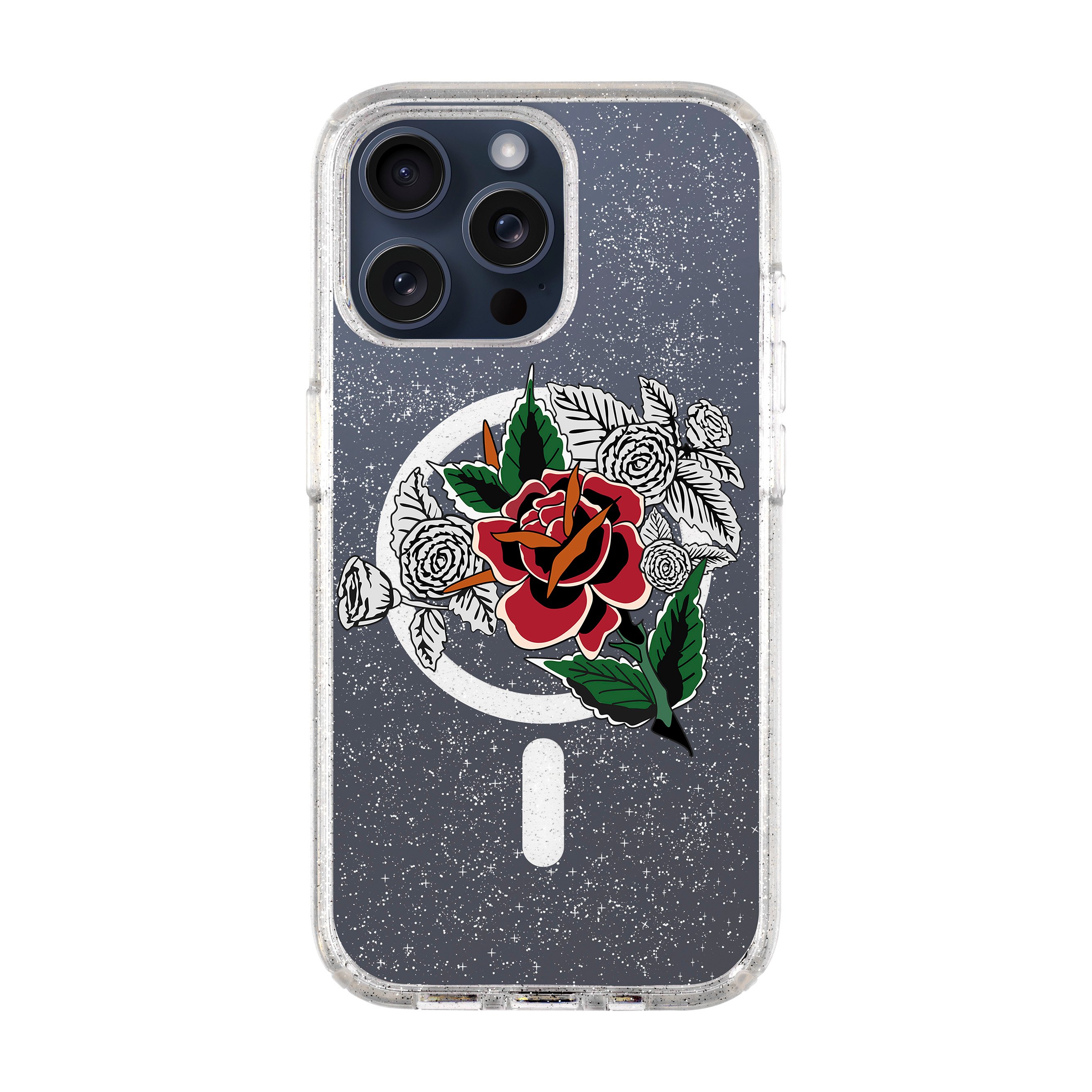 DRY ROSE-iPhone Shiny Case with MagSafe