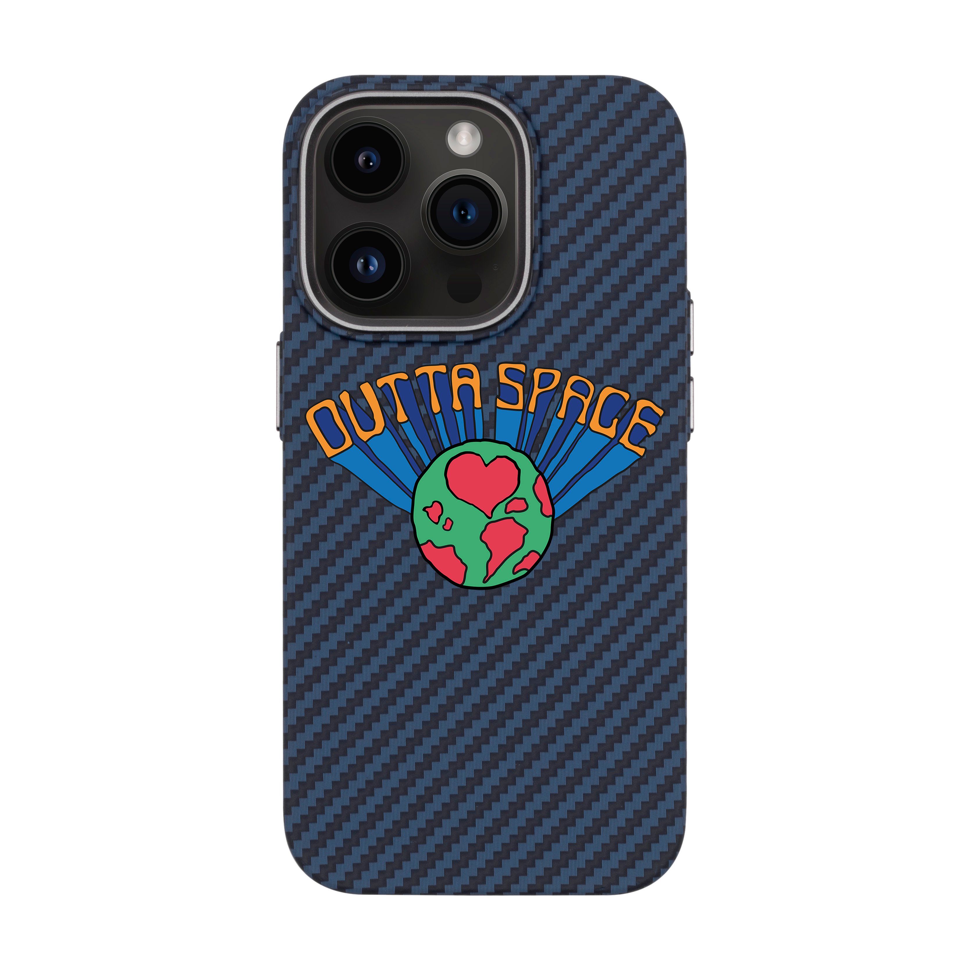 OUTTA SPACE-iPhone Carbon Kılıf MagSafe Özellikli