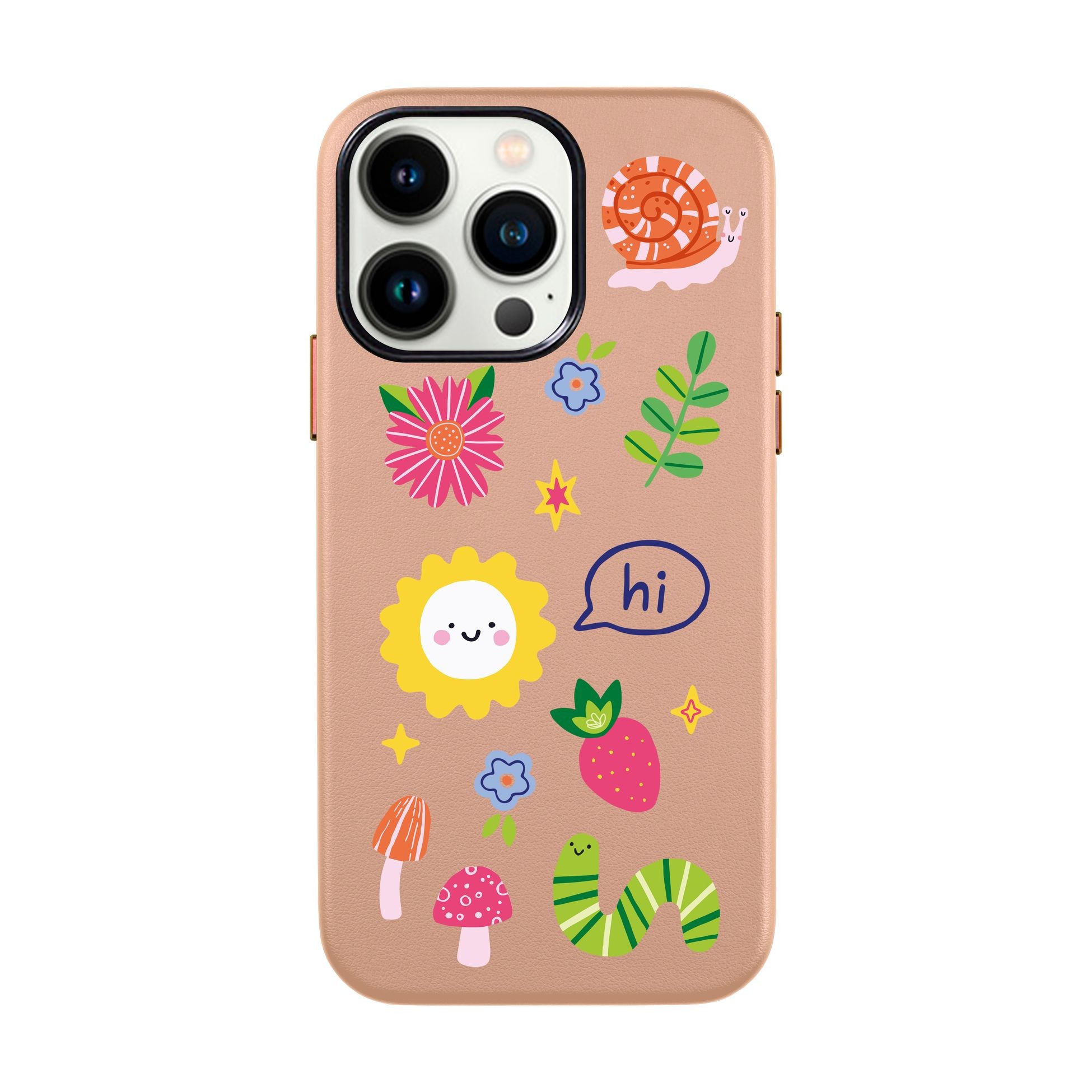 Hello Nature - iPhone Leather Case