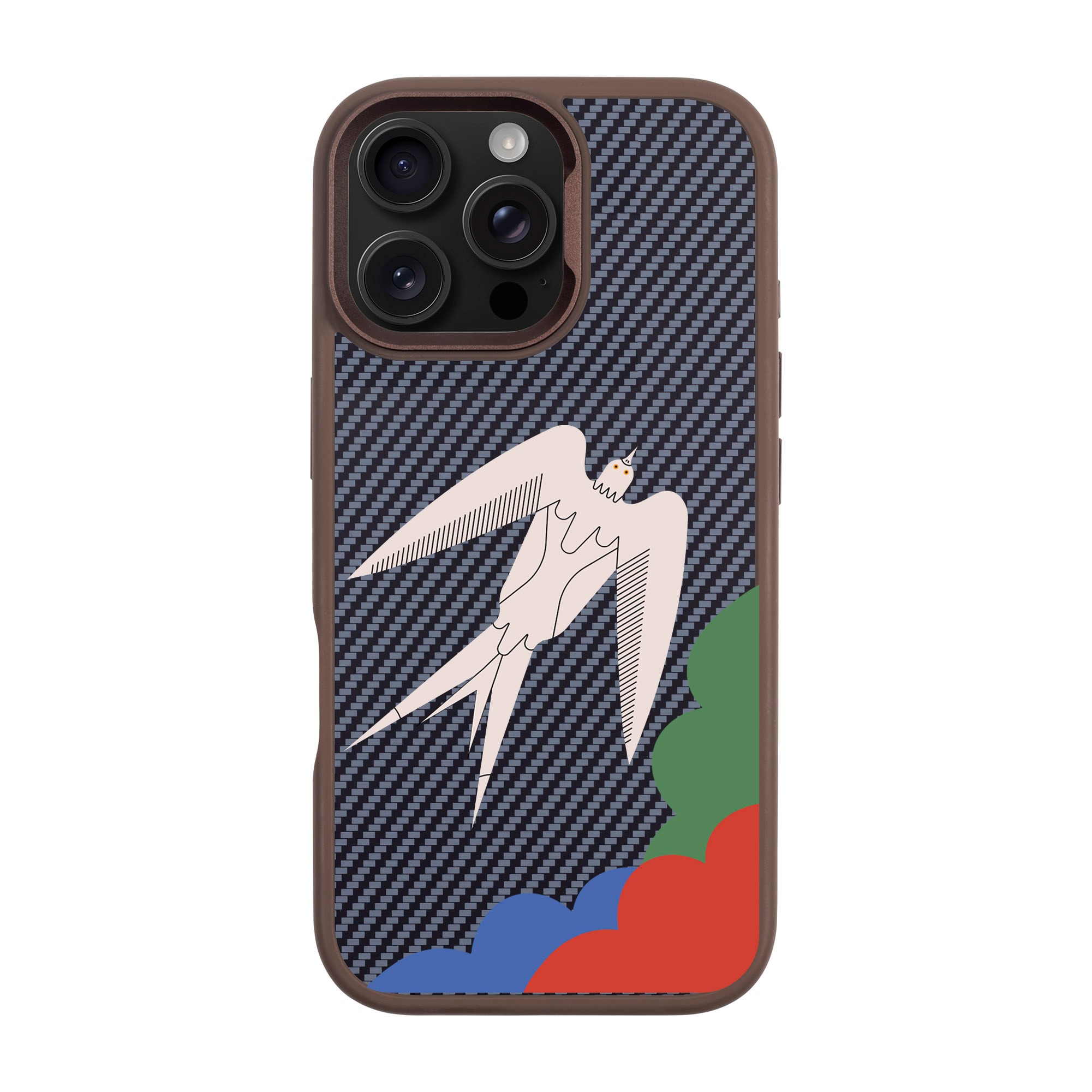 L’OISEAU LIBRE-iPhone Plaid Kılıf MagSafe Özellikli