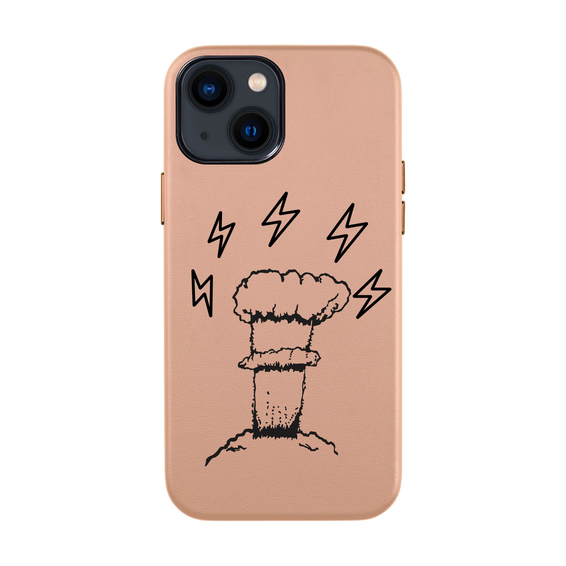VOLCANIC-iPhone Leather Kılıf