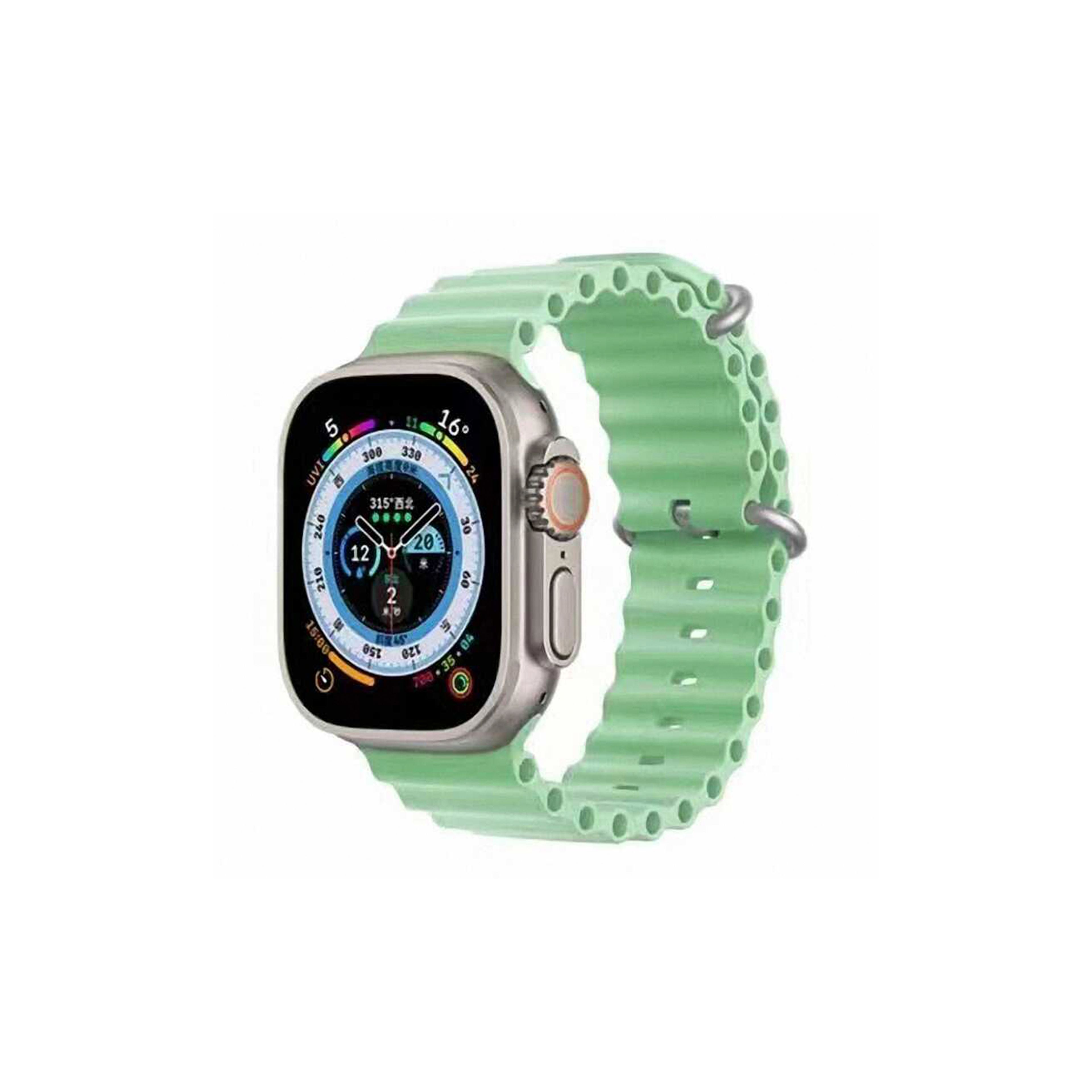 Apple Watch Bumpy Silicone Band-Light Green