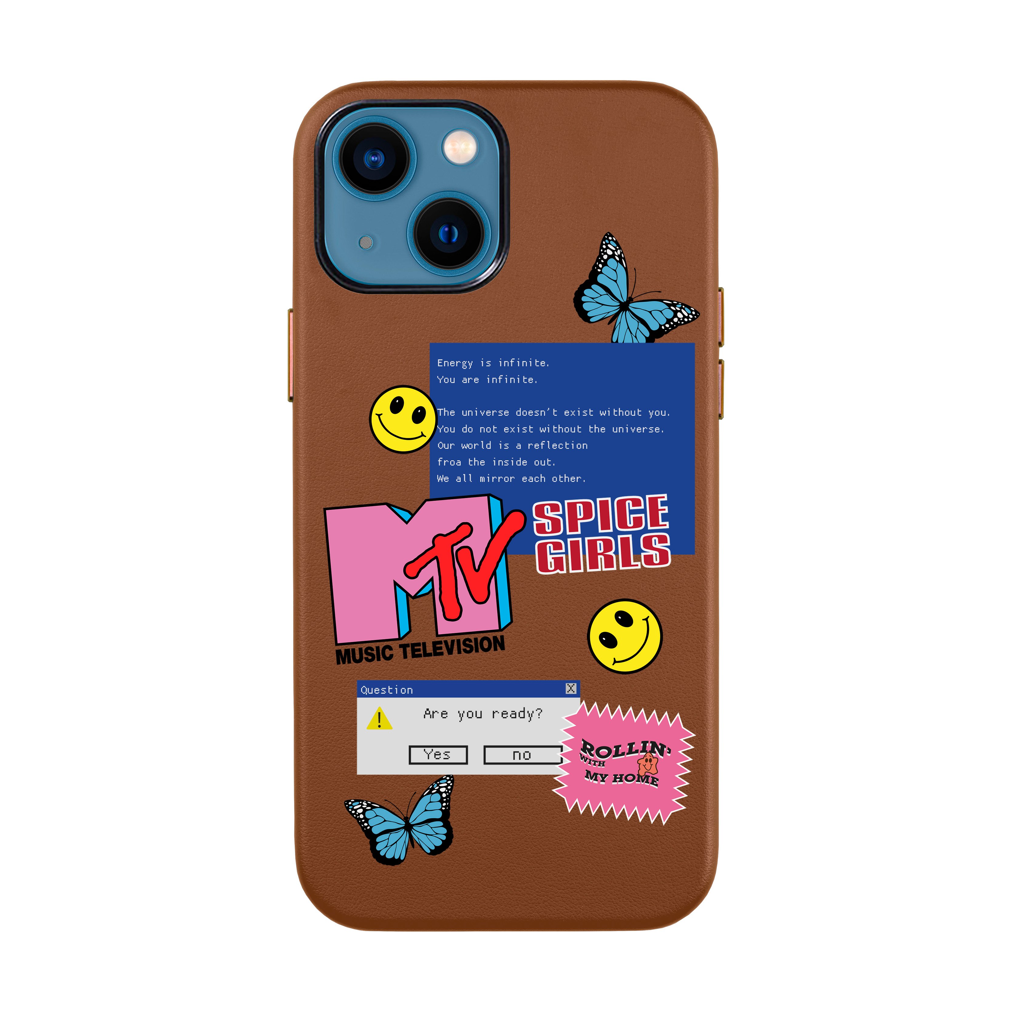 ARE YOU READY-iPhone Leather Kılıf