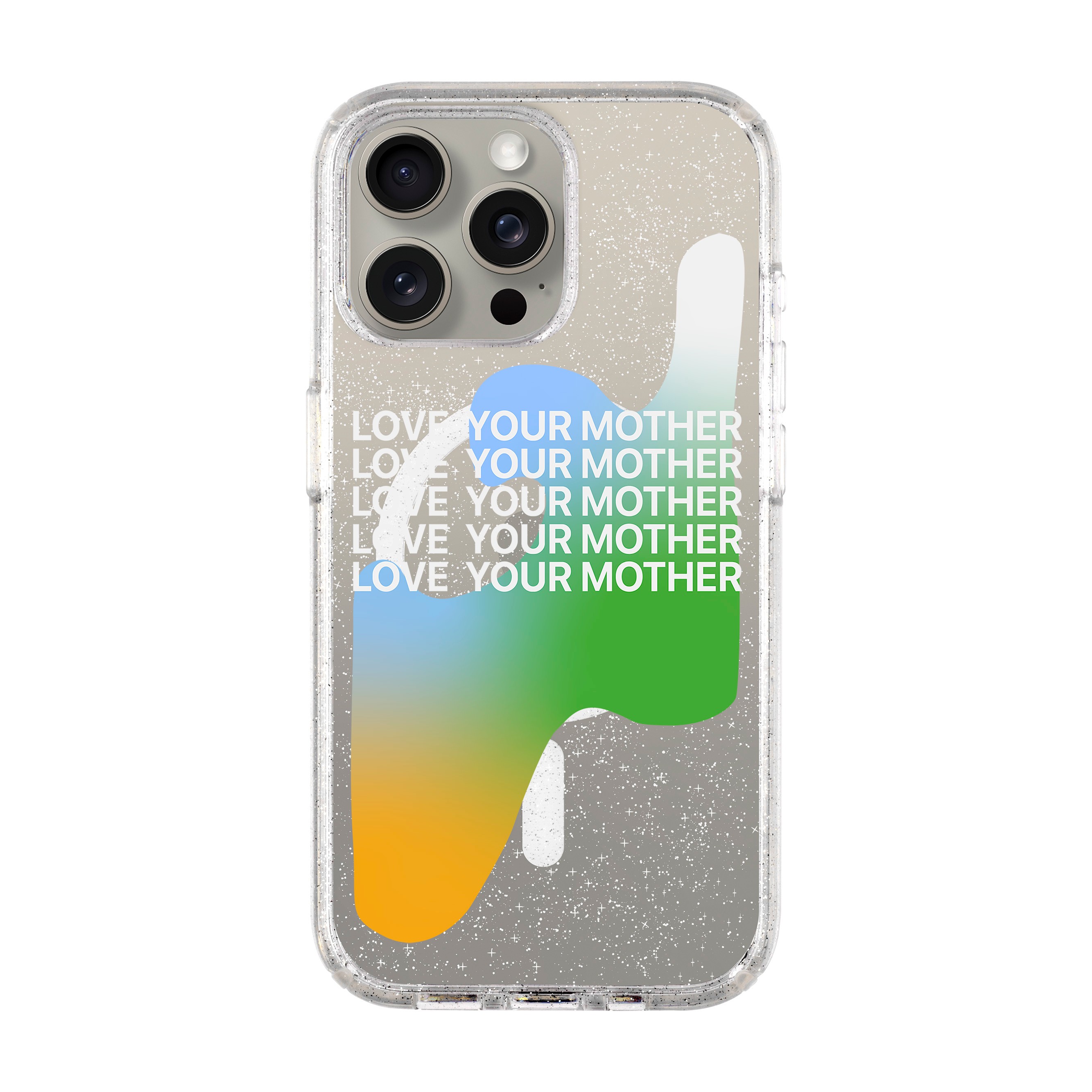 LOVE YOUR MOTHER-iPhone Shiny Case with MagSafe