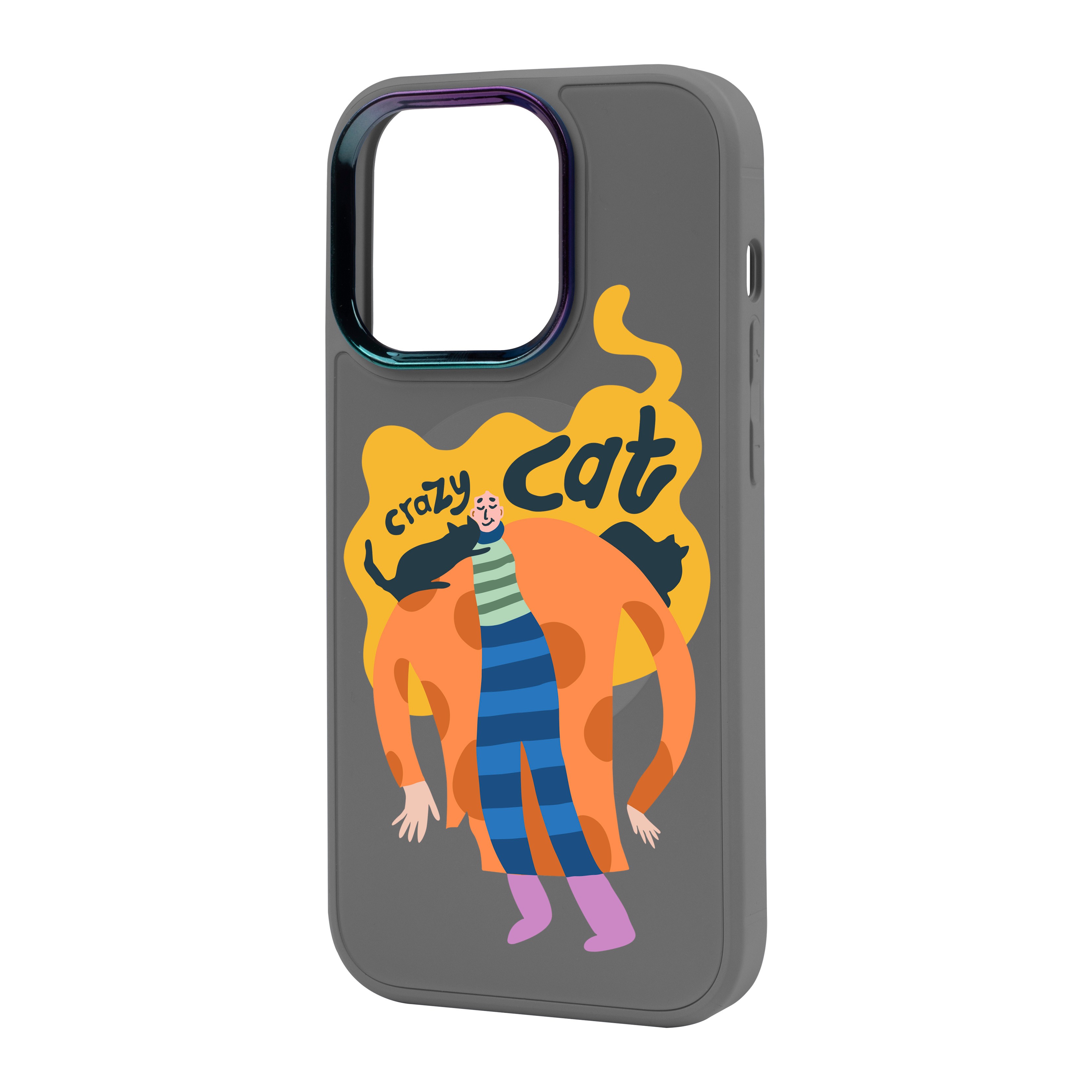 CRAZY CAT - iPhone Vigor Case with Magsafe