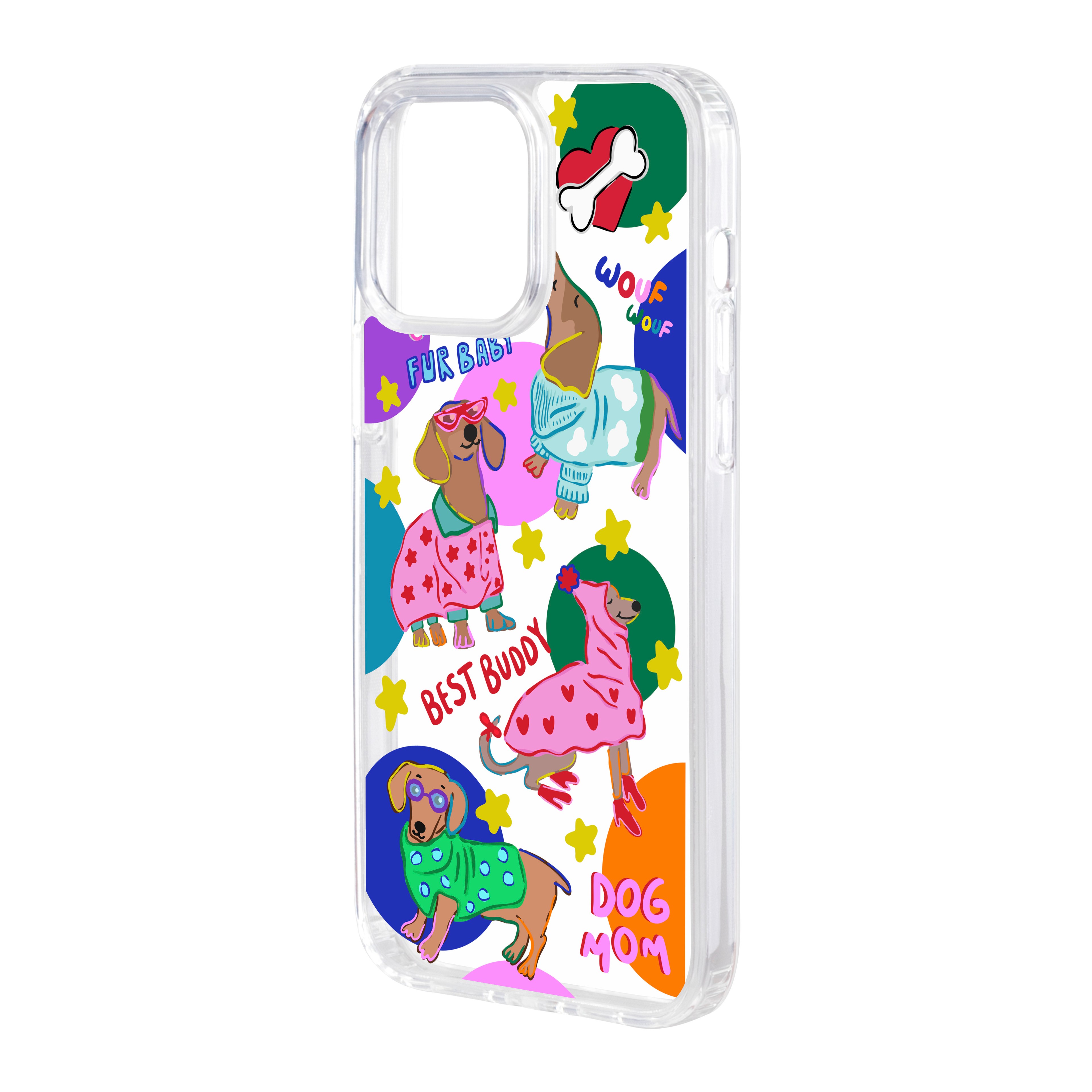 Dog Mom - iPhone Clear Case