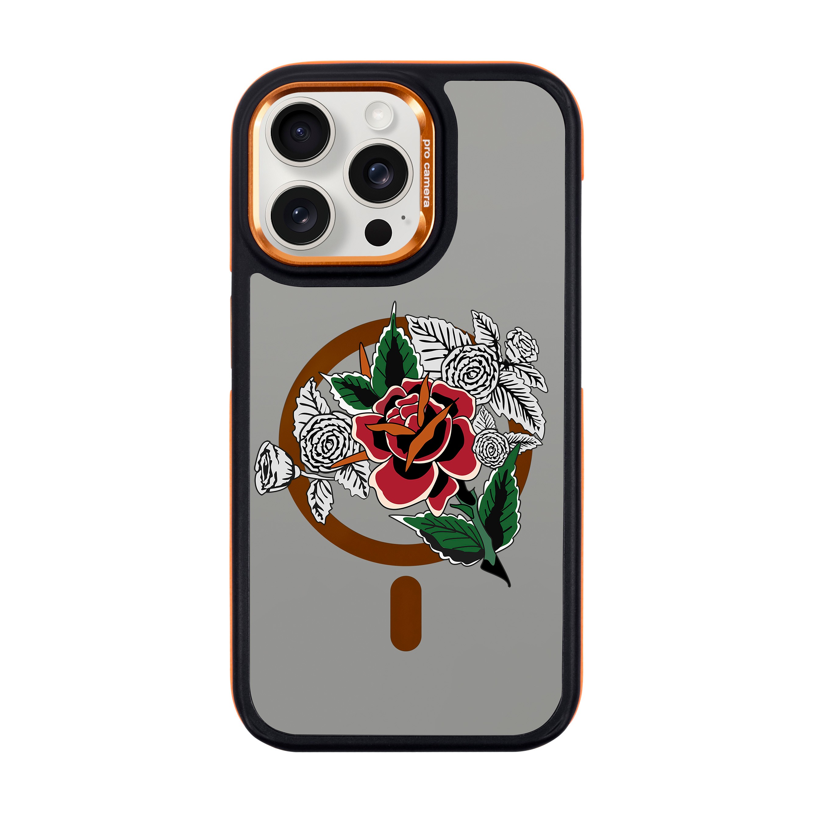 DRY ROSE-iPhone Dark Case with MagSafe