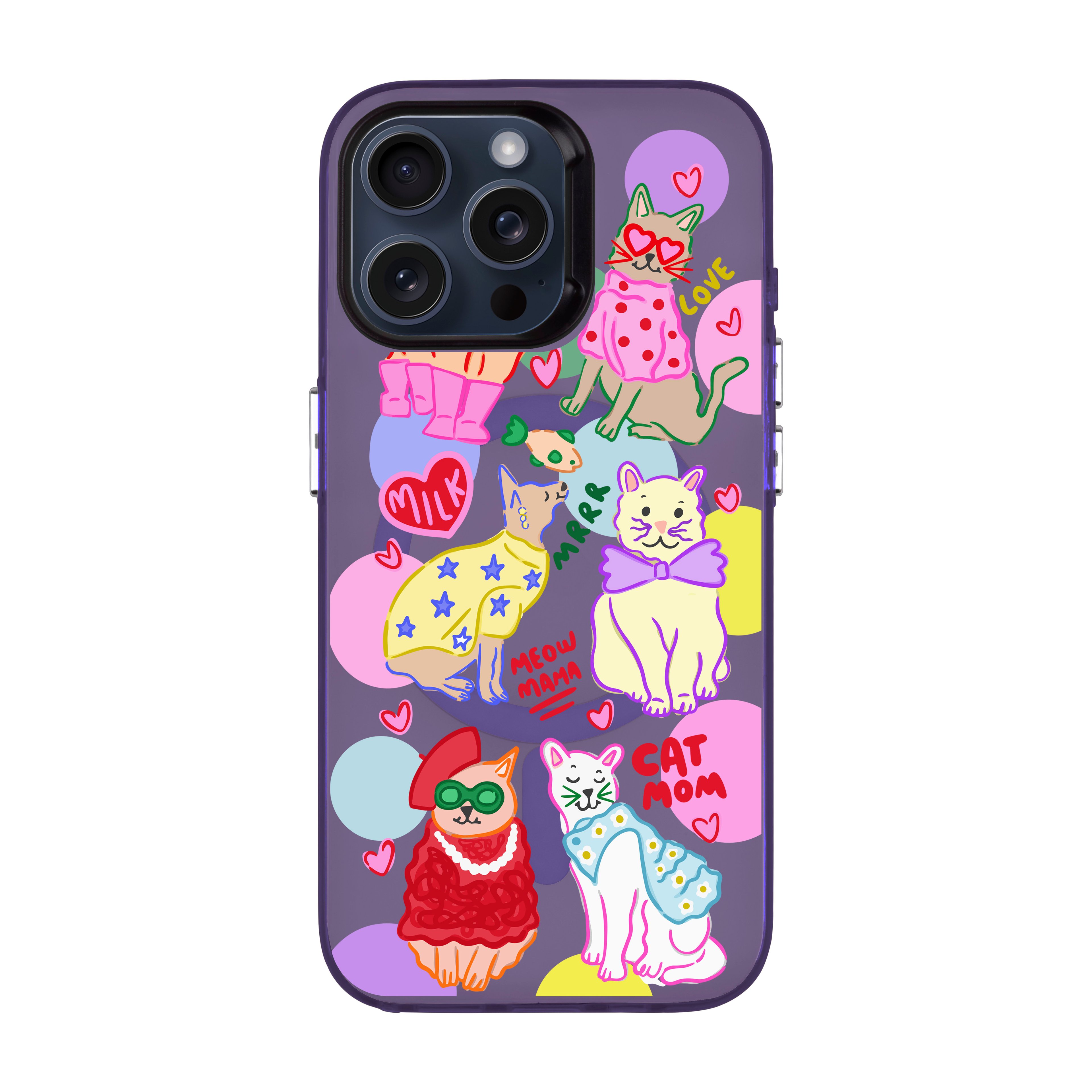 Cat Mom - iPhone Hold Case with MagSafe