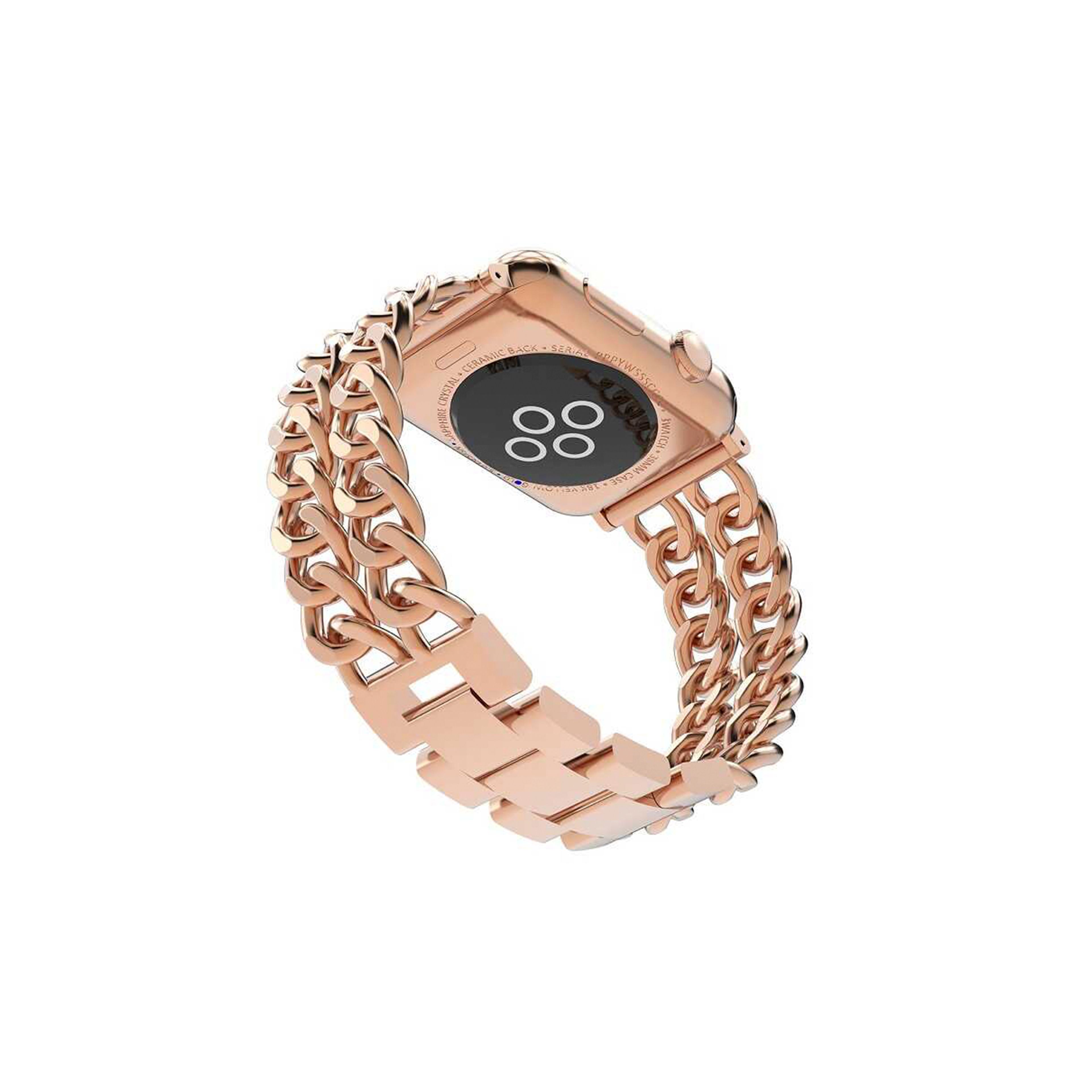 Apple Watch Force Chain Band-Rose Gold