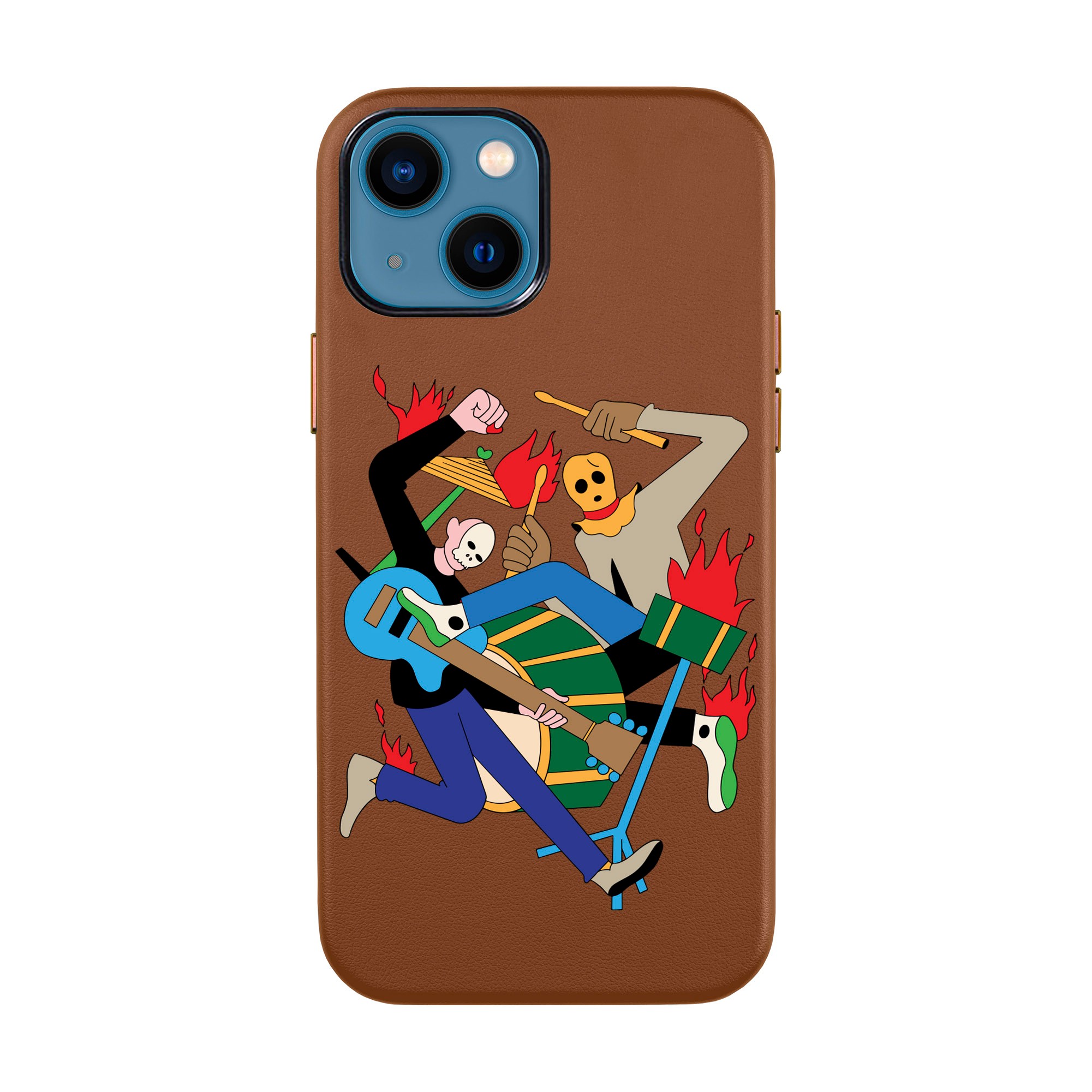 MONSTER MASH-iPhone Leather Kılıf