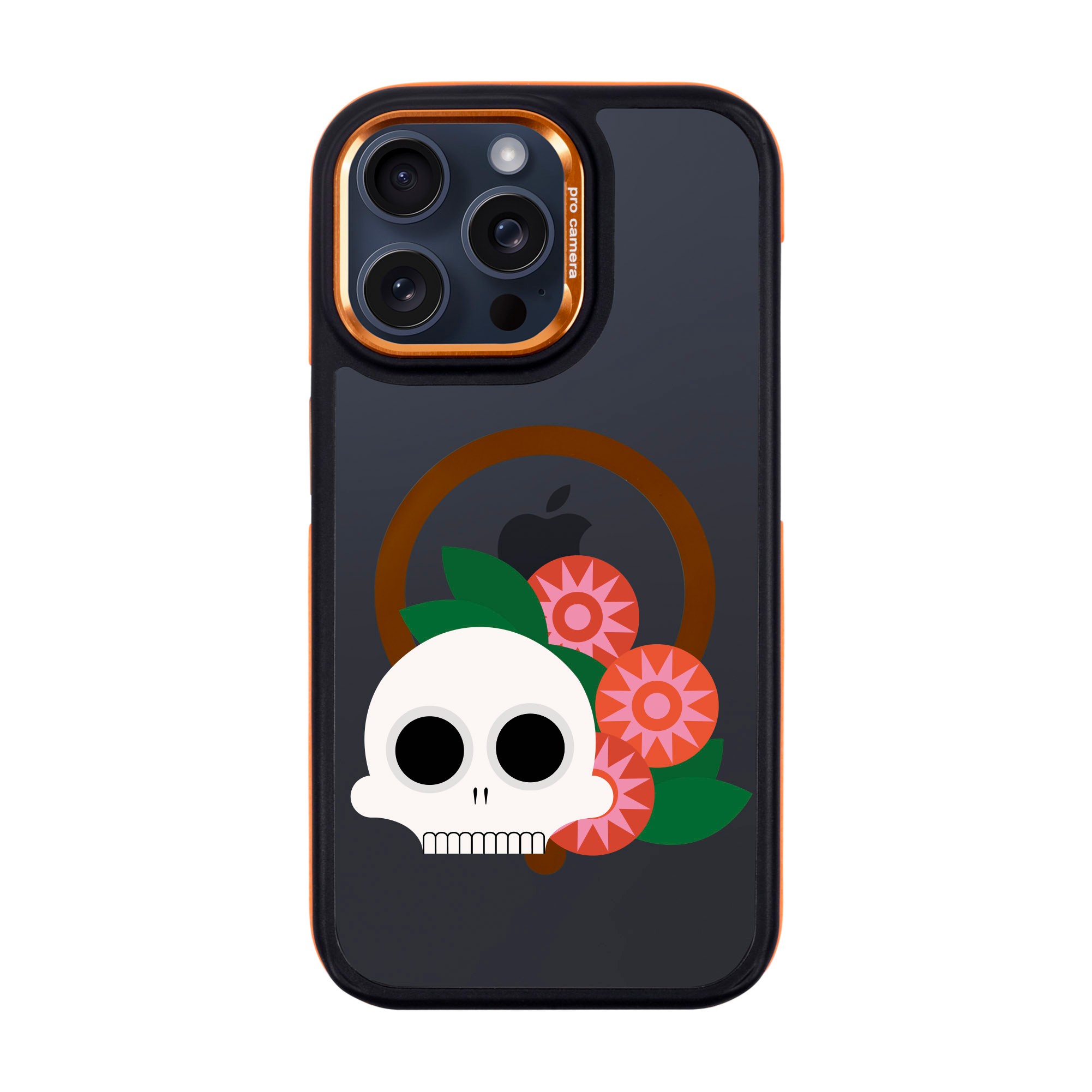 MEMENTO BLOOM-iPhone Dark Kılıf MagSafe Özellikli