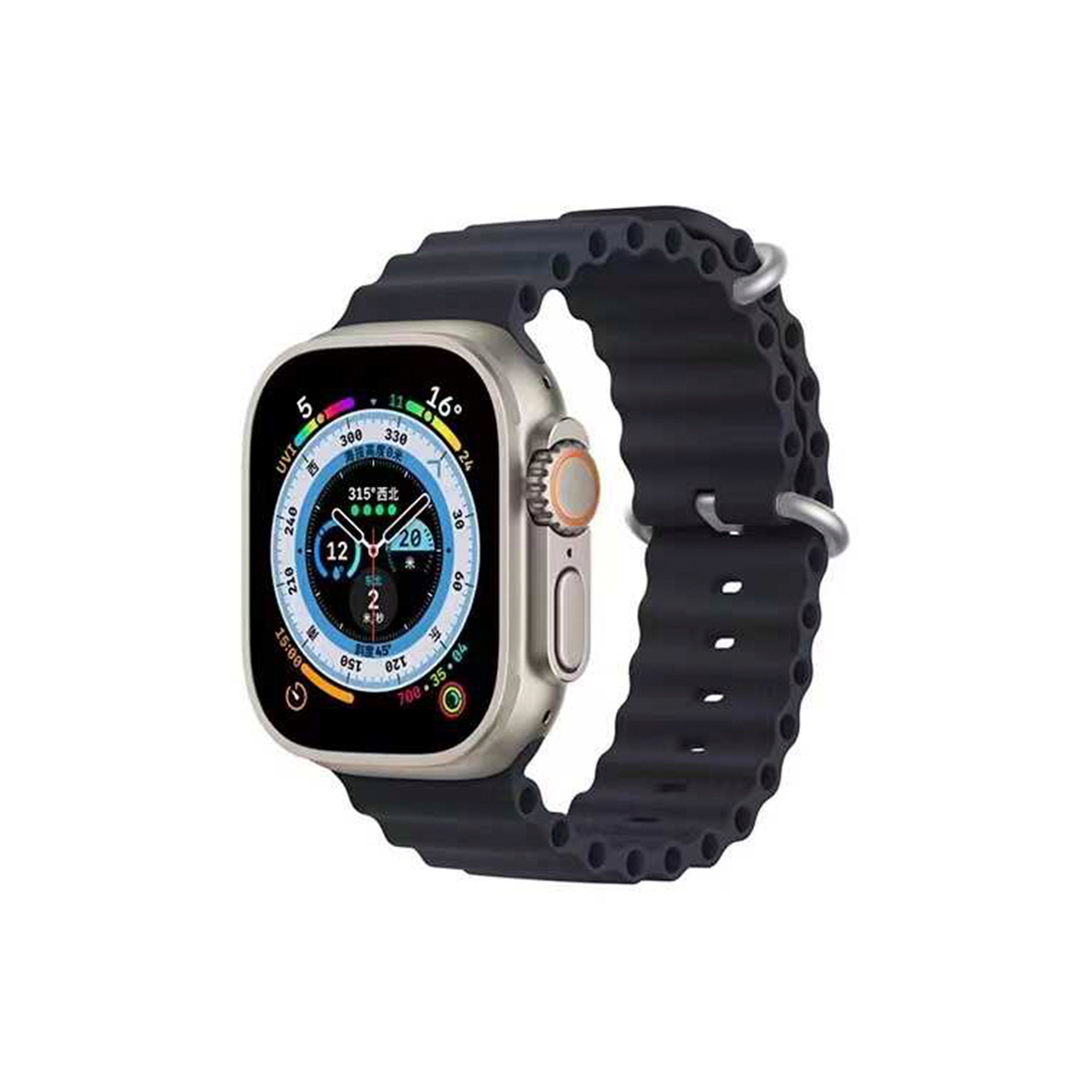 Apple Watch Kasis Silikon Kordon-Midnight