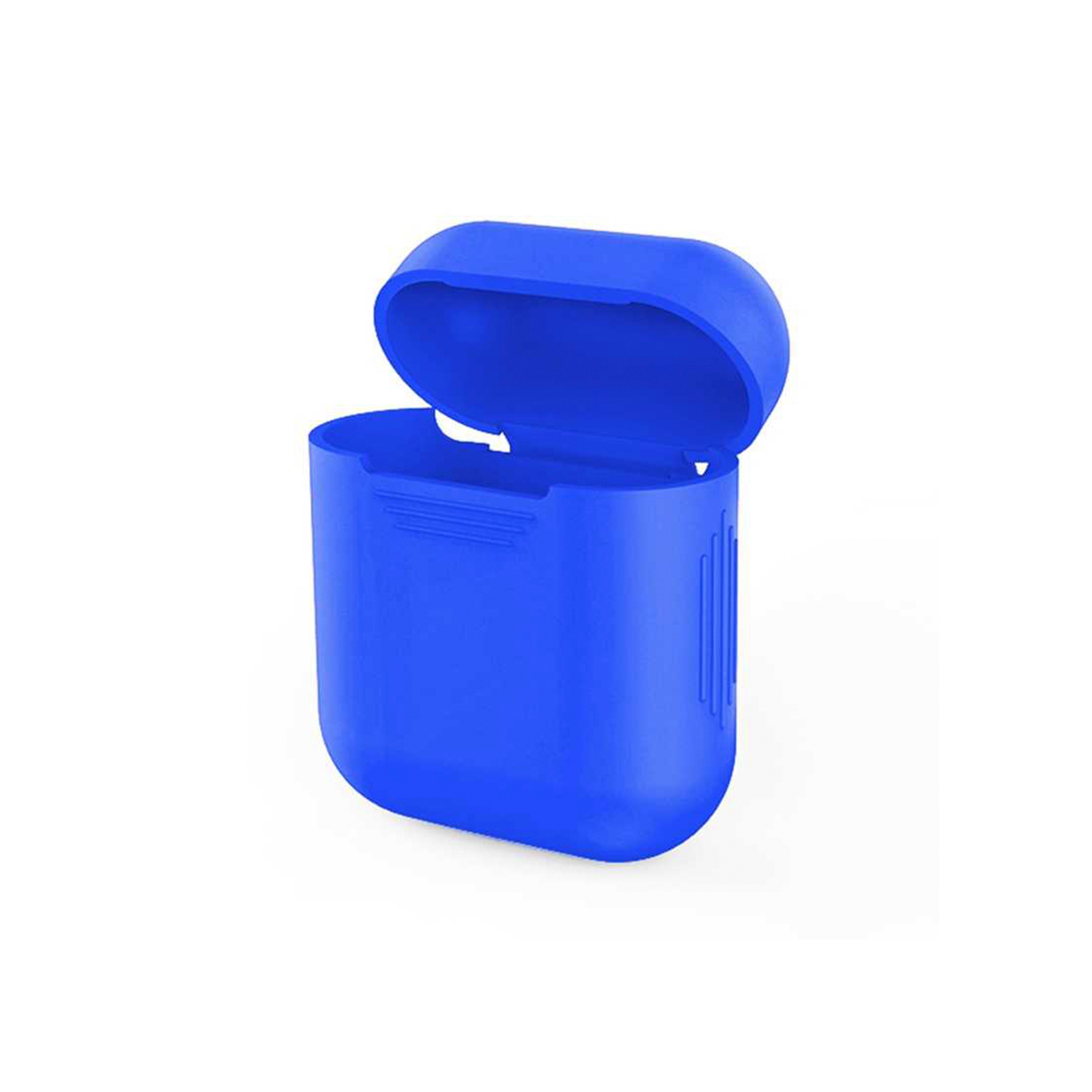 NEW-Apple AirPods Ultra Silikon Kılıf - Mavi