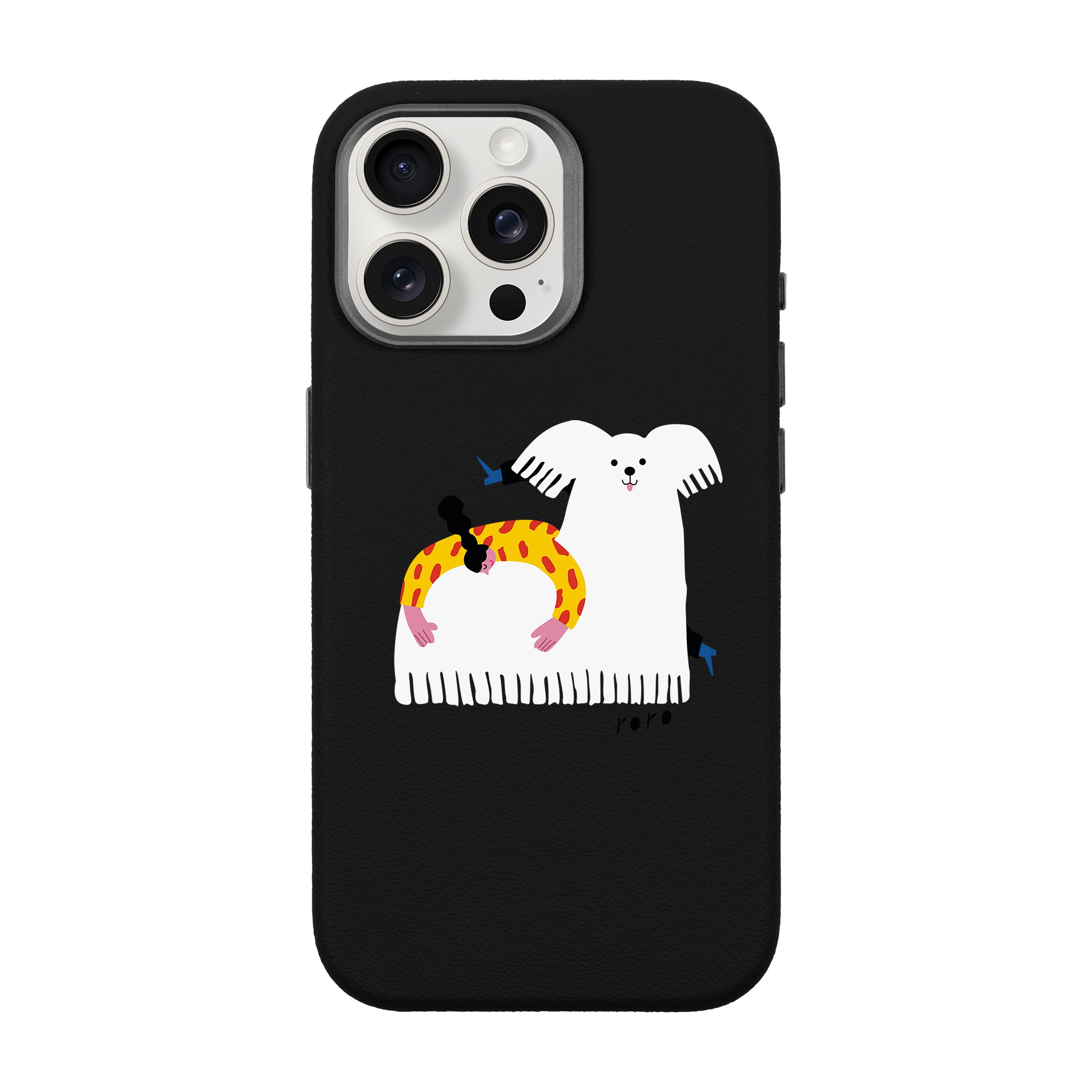 FANCY DOG-iPhone Leather 15 Premium Kılıf MagSafe Özellikli