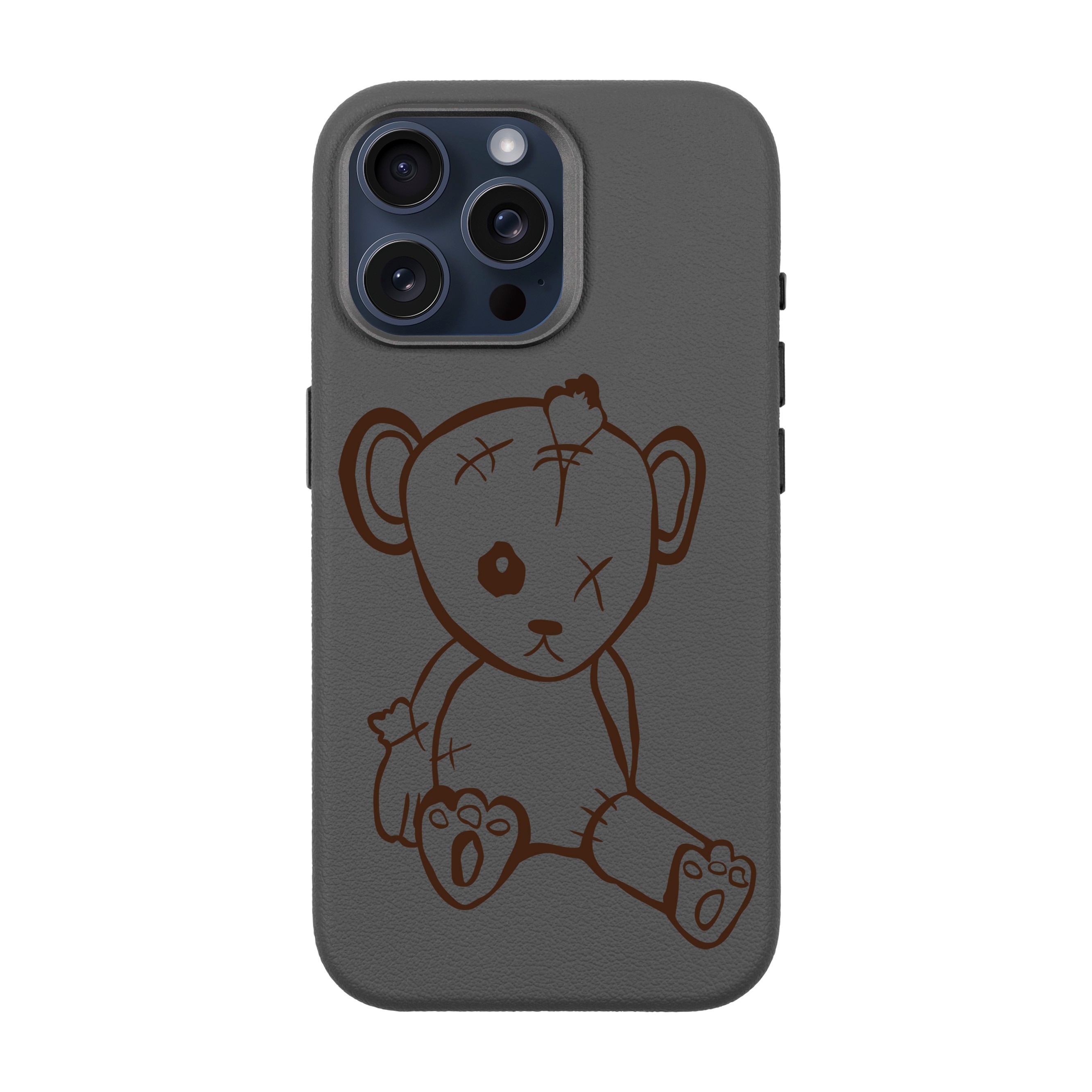 BABY BEAR-iPhone Leather 15 Premium Case with MagSafe