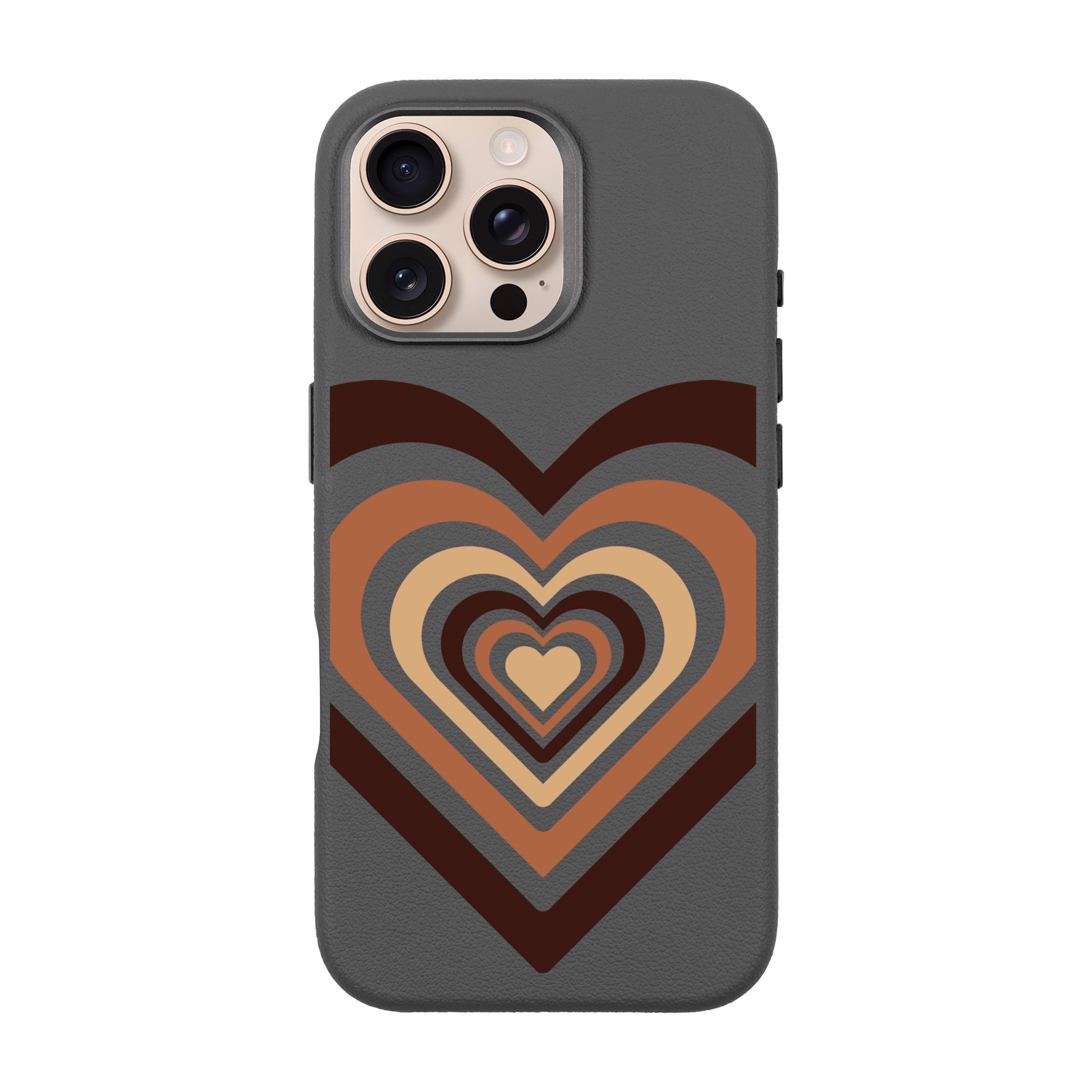 HEART-iPhone Leather Premium Case with MagSafe