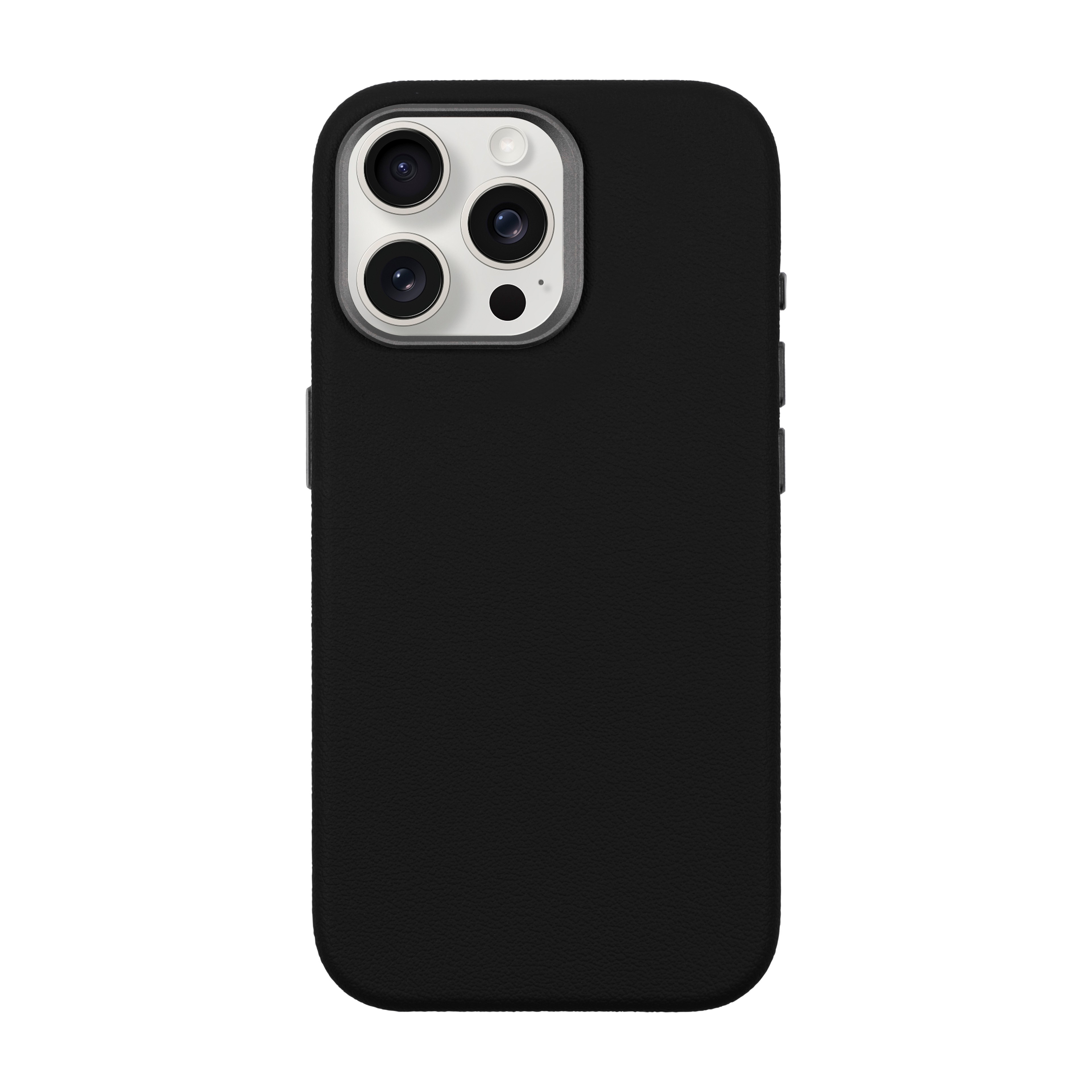 NEW-iPhone Leather 15 Premium Case with MagSafe - Black