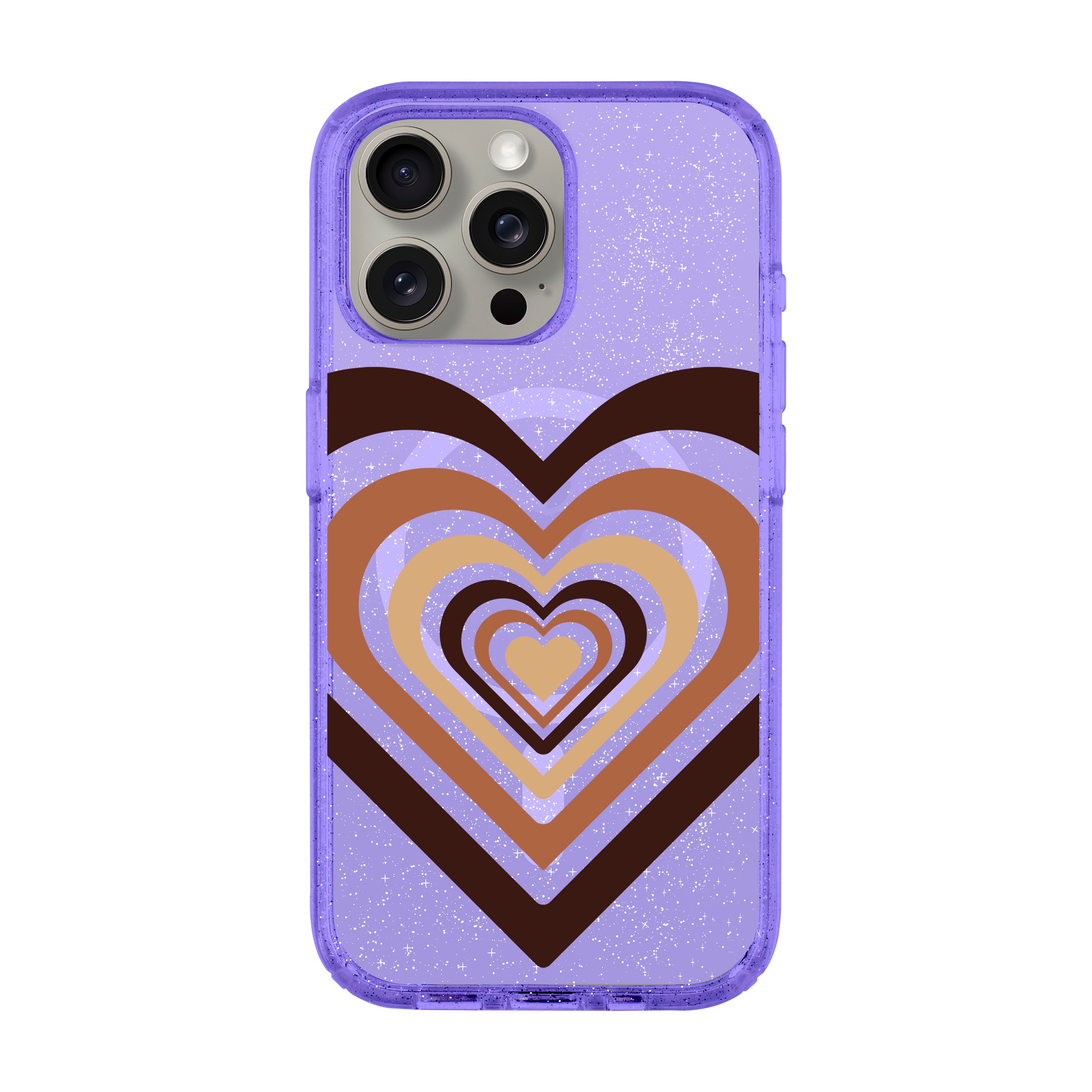 HEART-iPhone Shiny Case with MagSafe