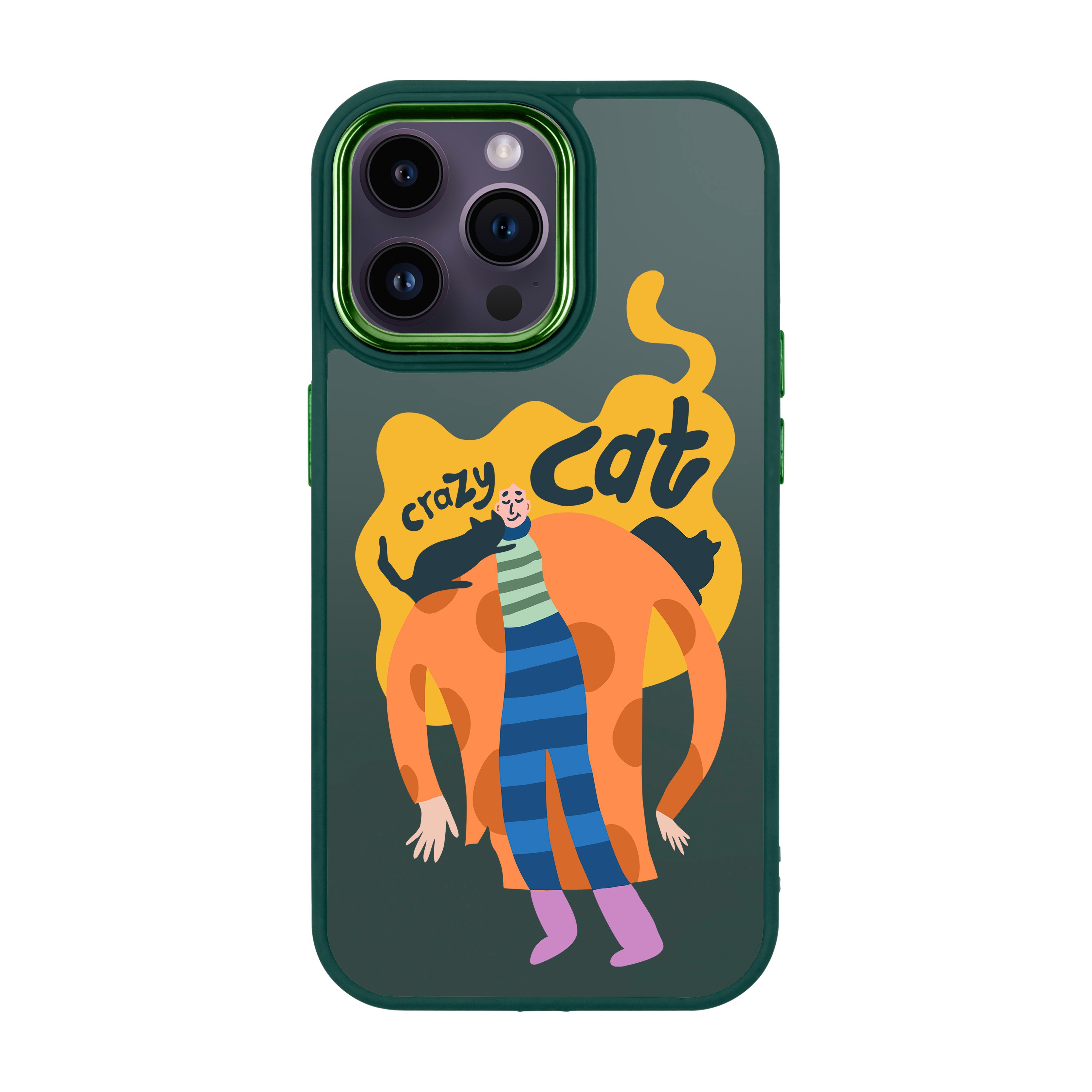 CRAZY CAT - iPhone Proof Case