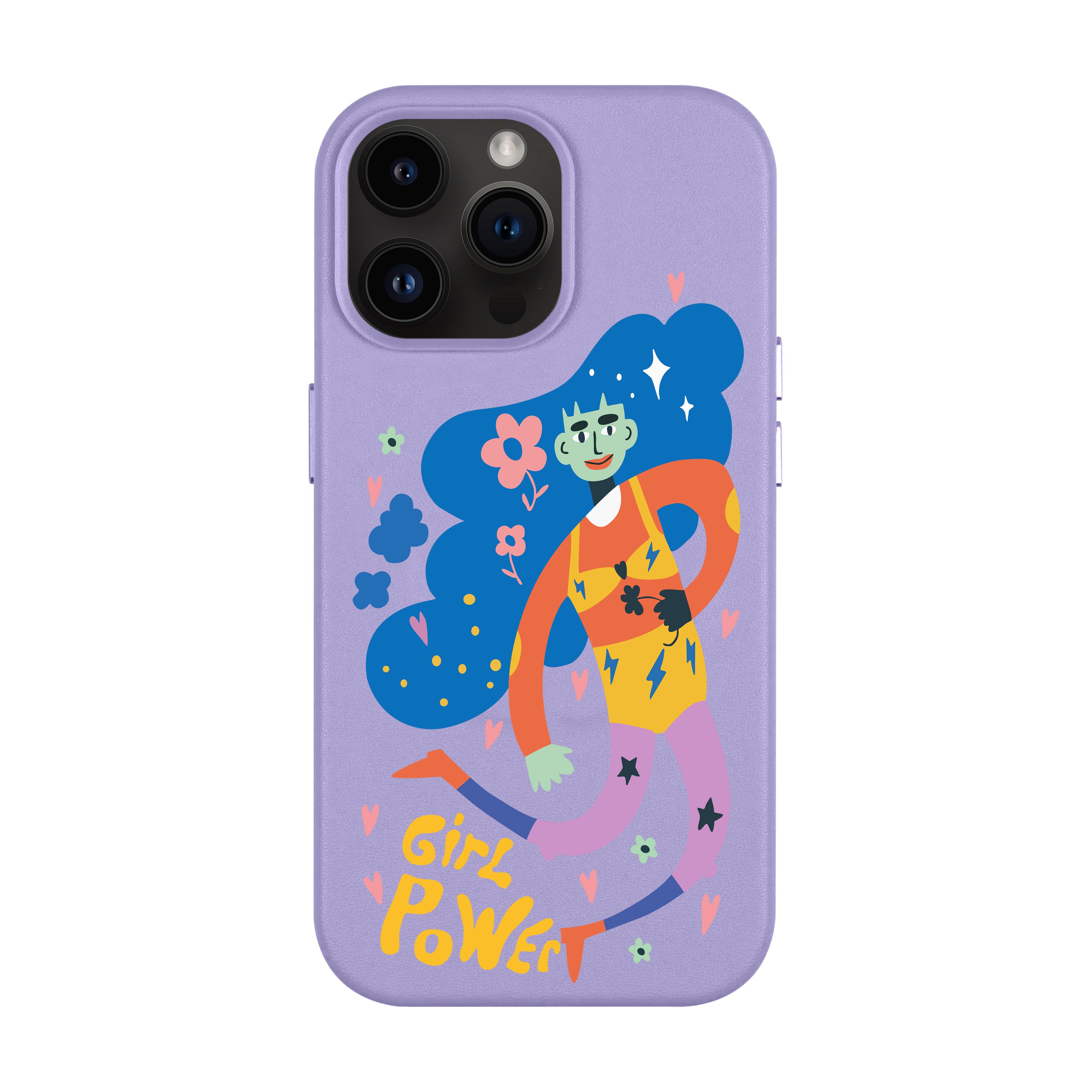 Girl Power - iPhone Leather Case with MagSafe