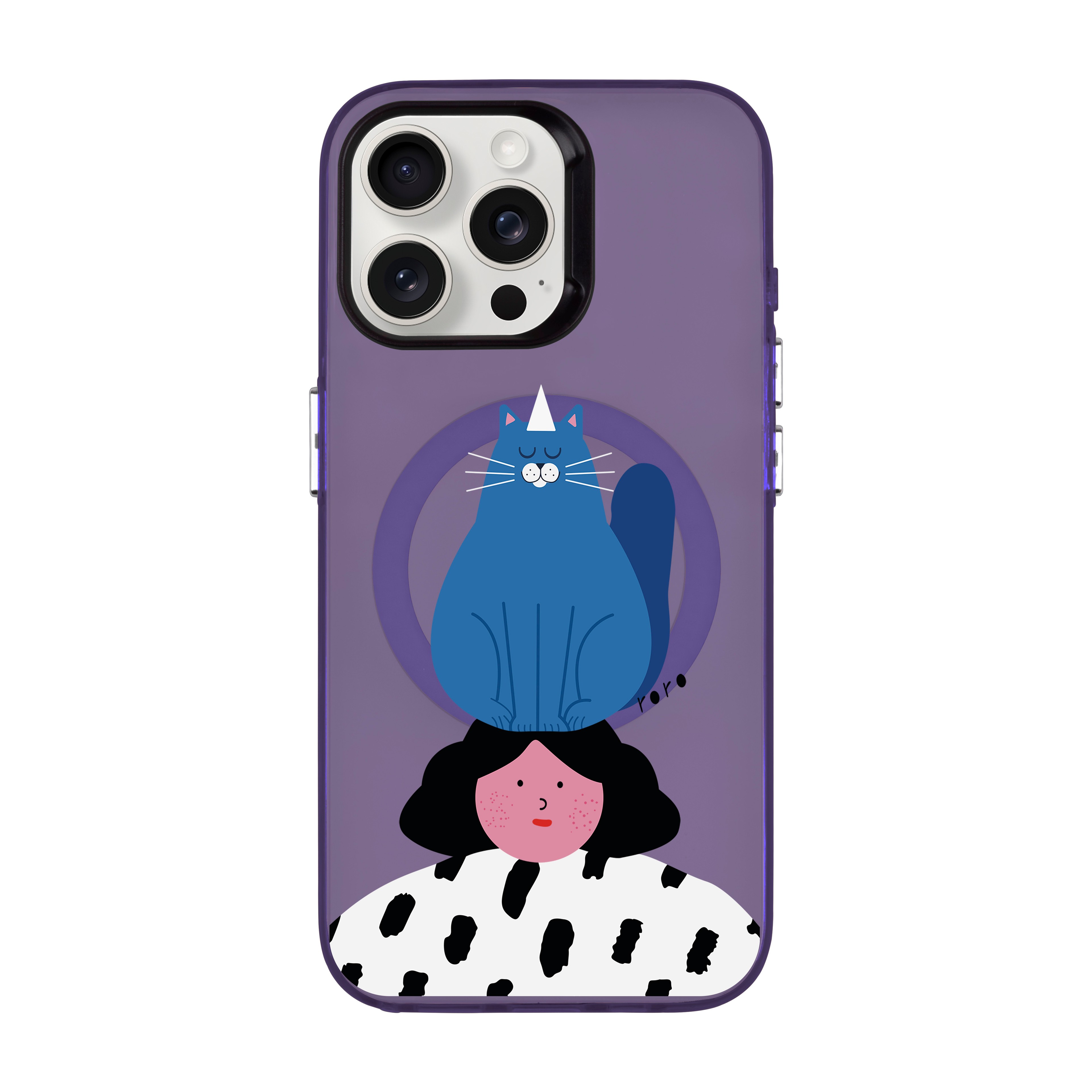 Naughty Cat - iPhone Hold Case with MagSafe