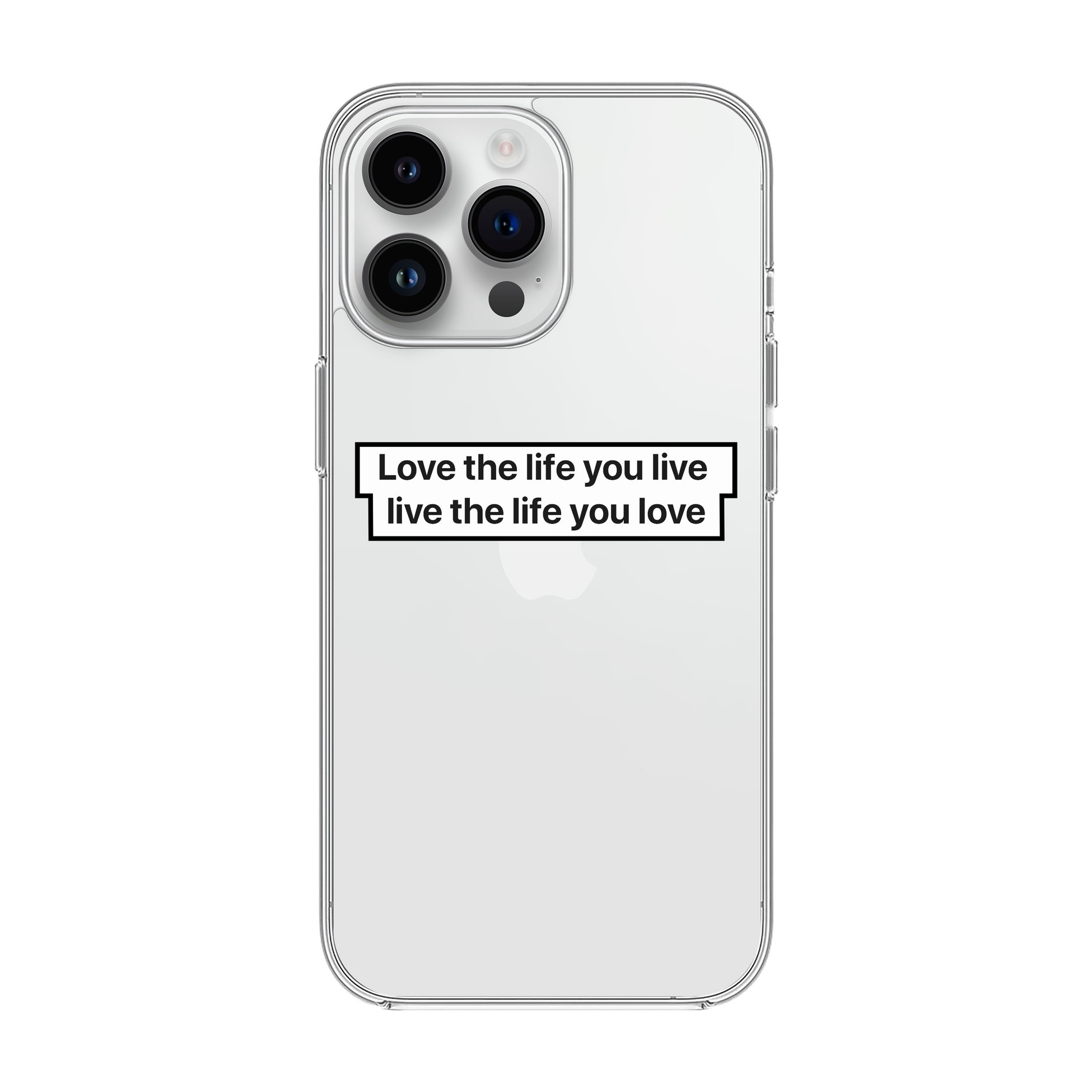 LOVE THE LIFE-iPhone Solid Kılıf