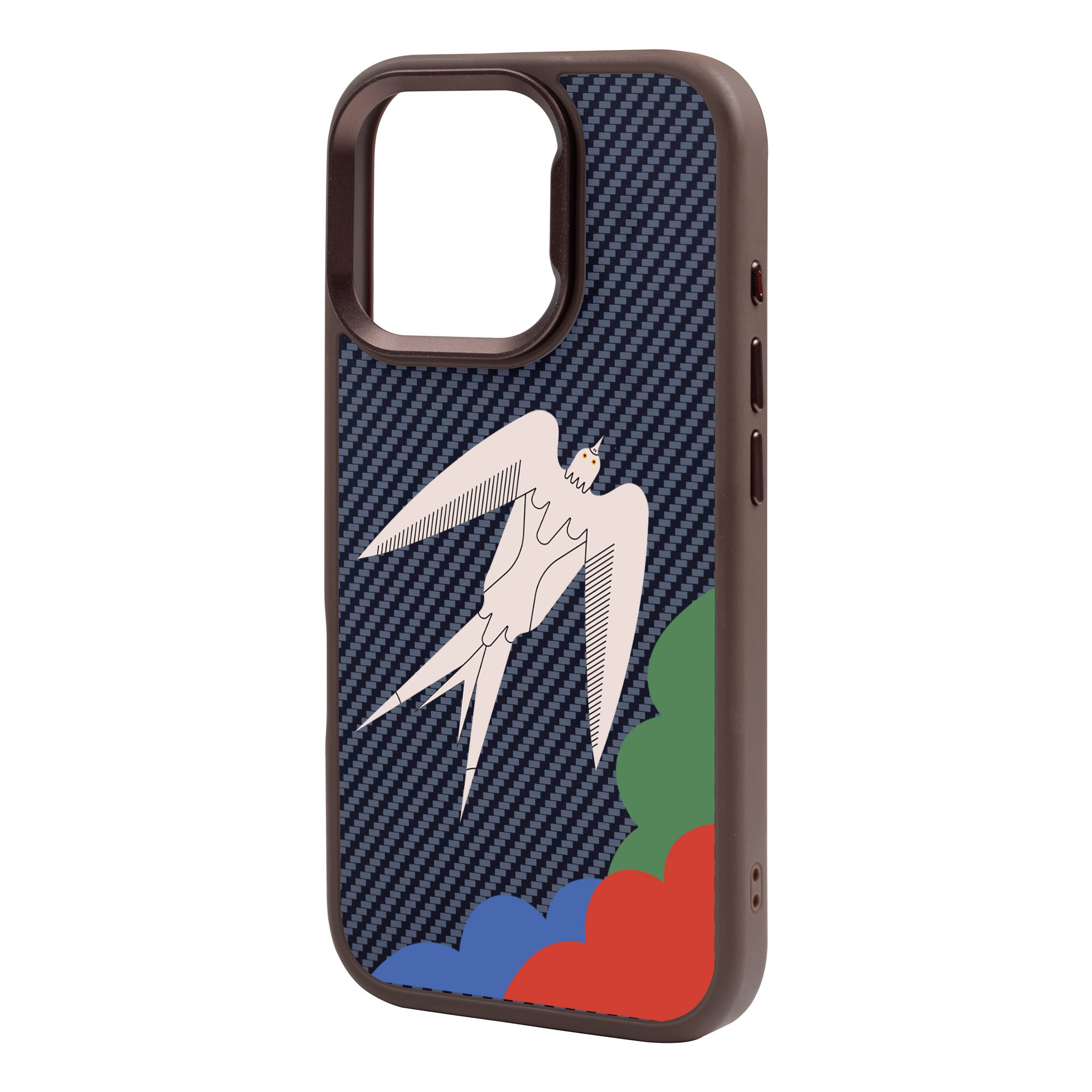 L’OISEAU LIBRE-iPhone Plaid Kılıf MagSafe Özellikli