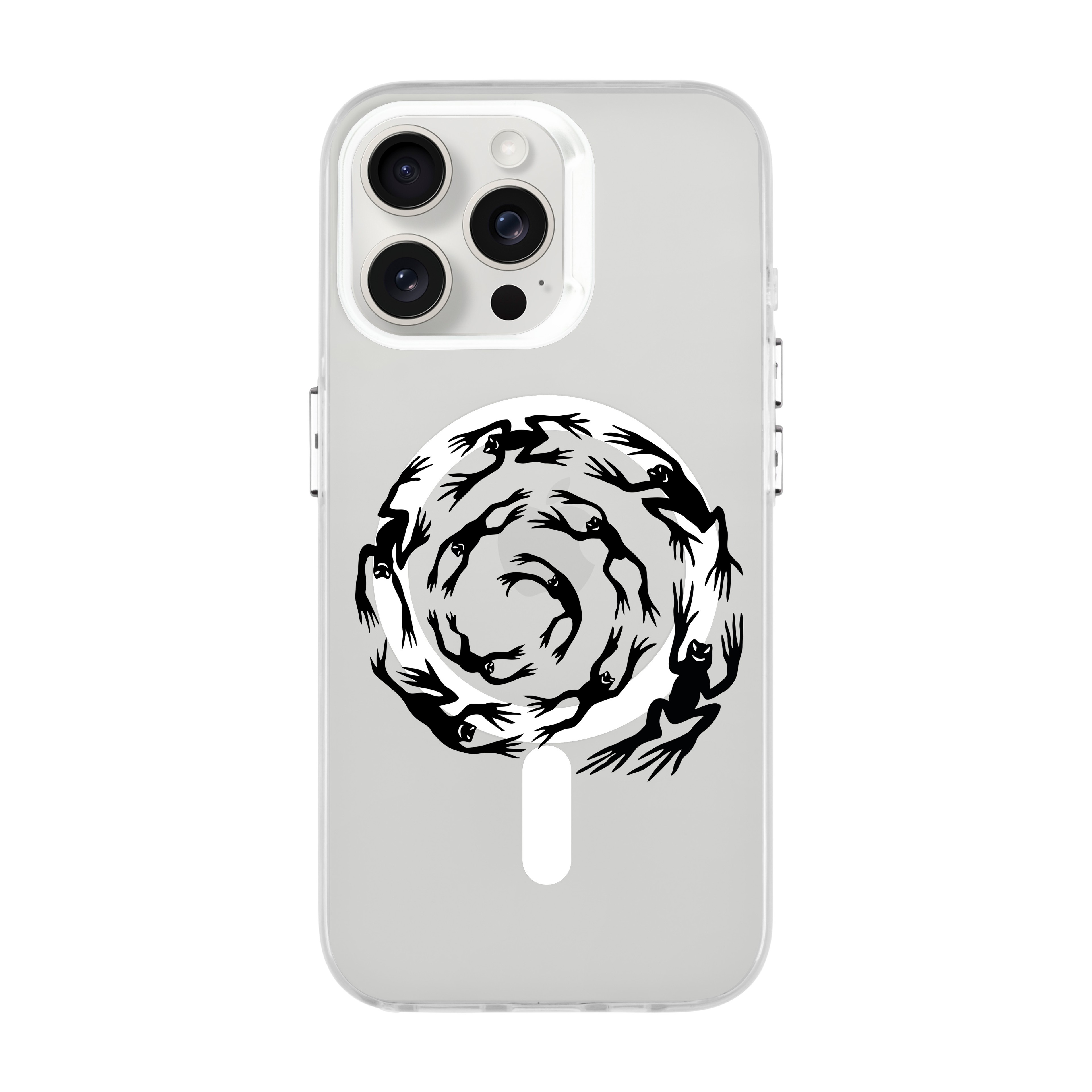 Swirling Frog - iPhone Hold Case with MagSafe