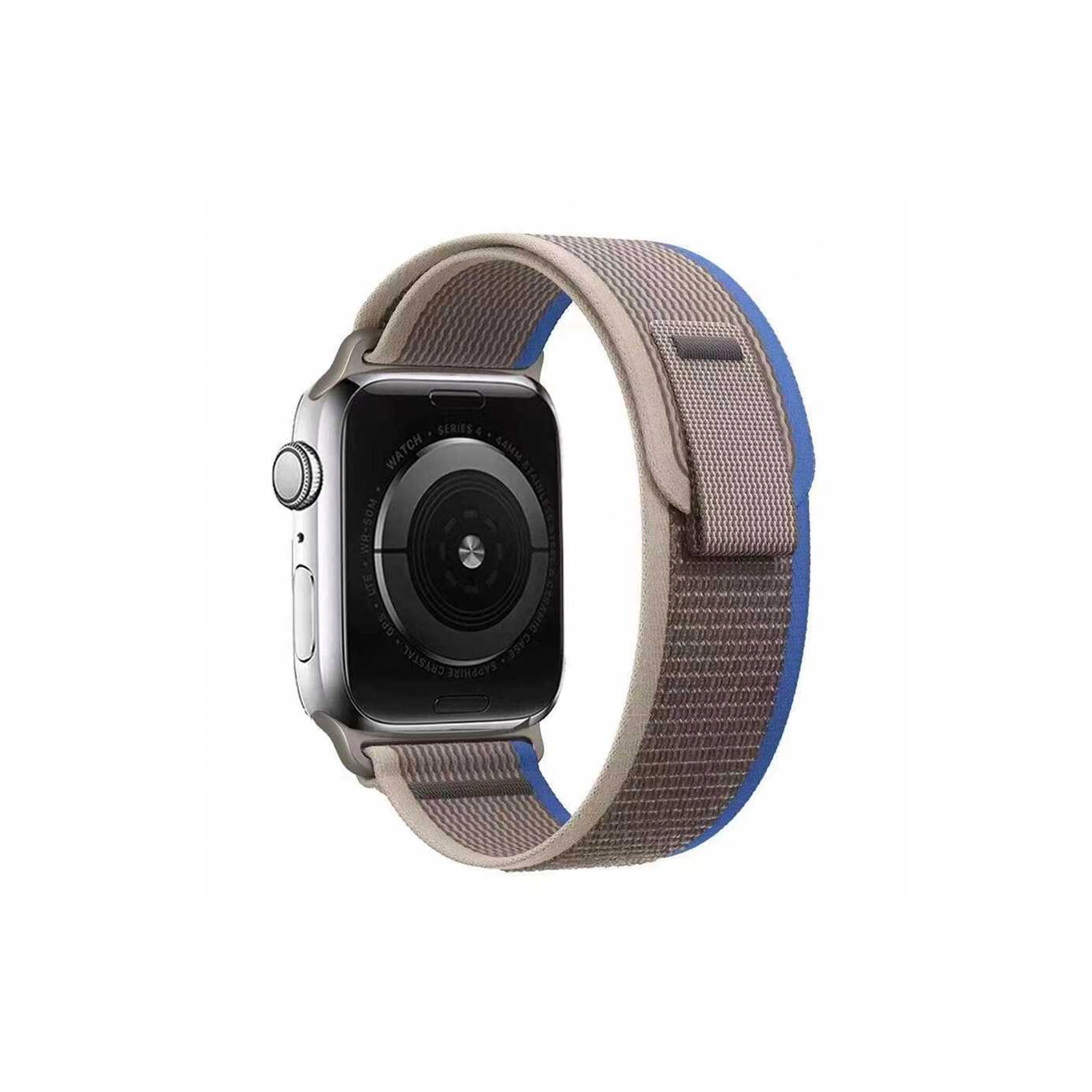 Apple Watch Webbing Band-Gray Blue