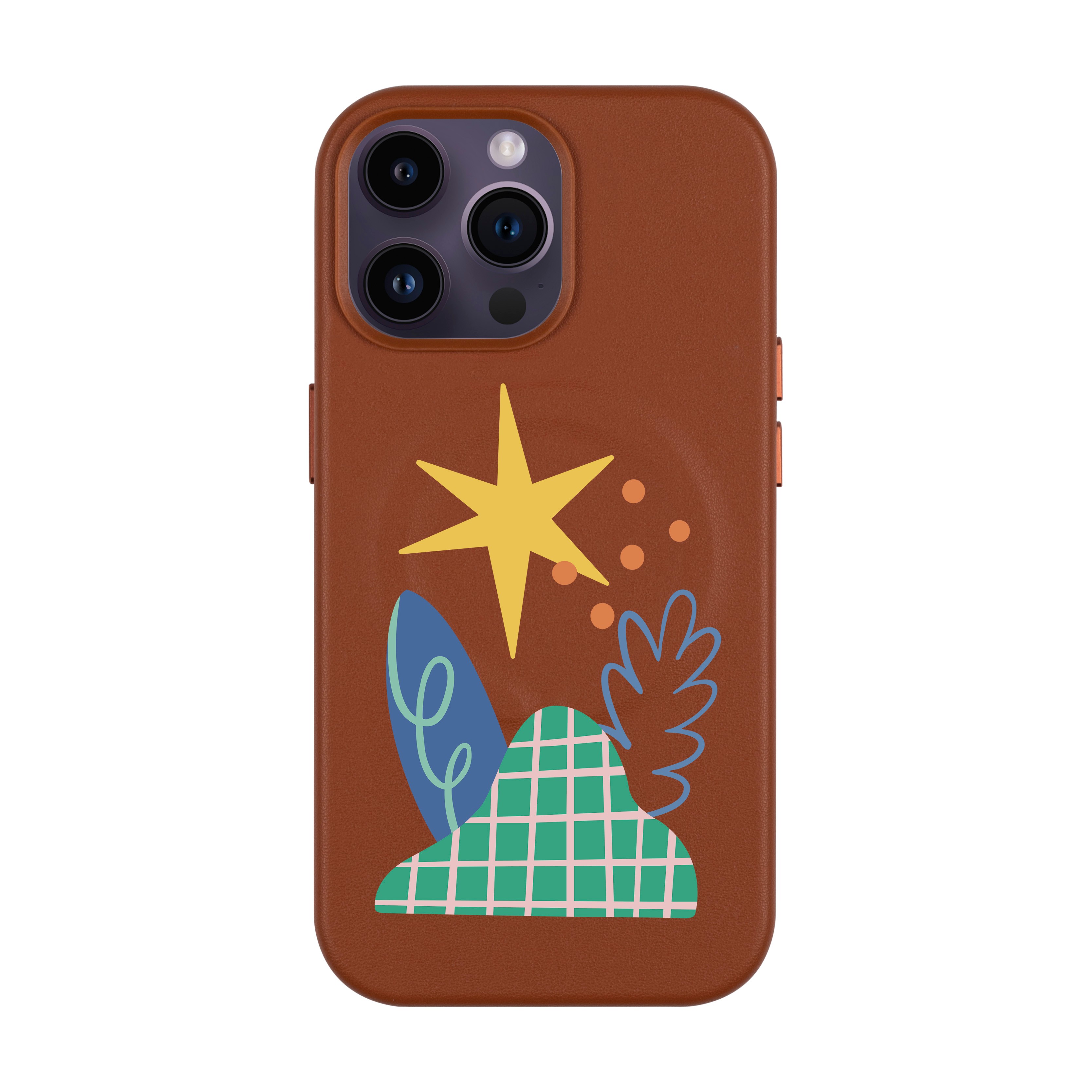 LITTLE NATURE-iPhone Leather Kılıf MagSafe Özellikli