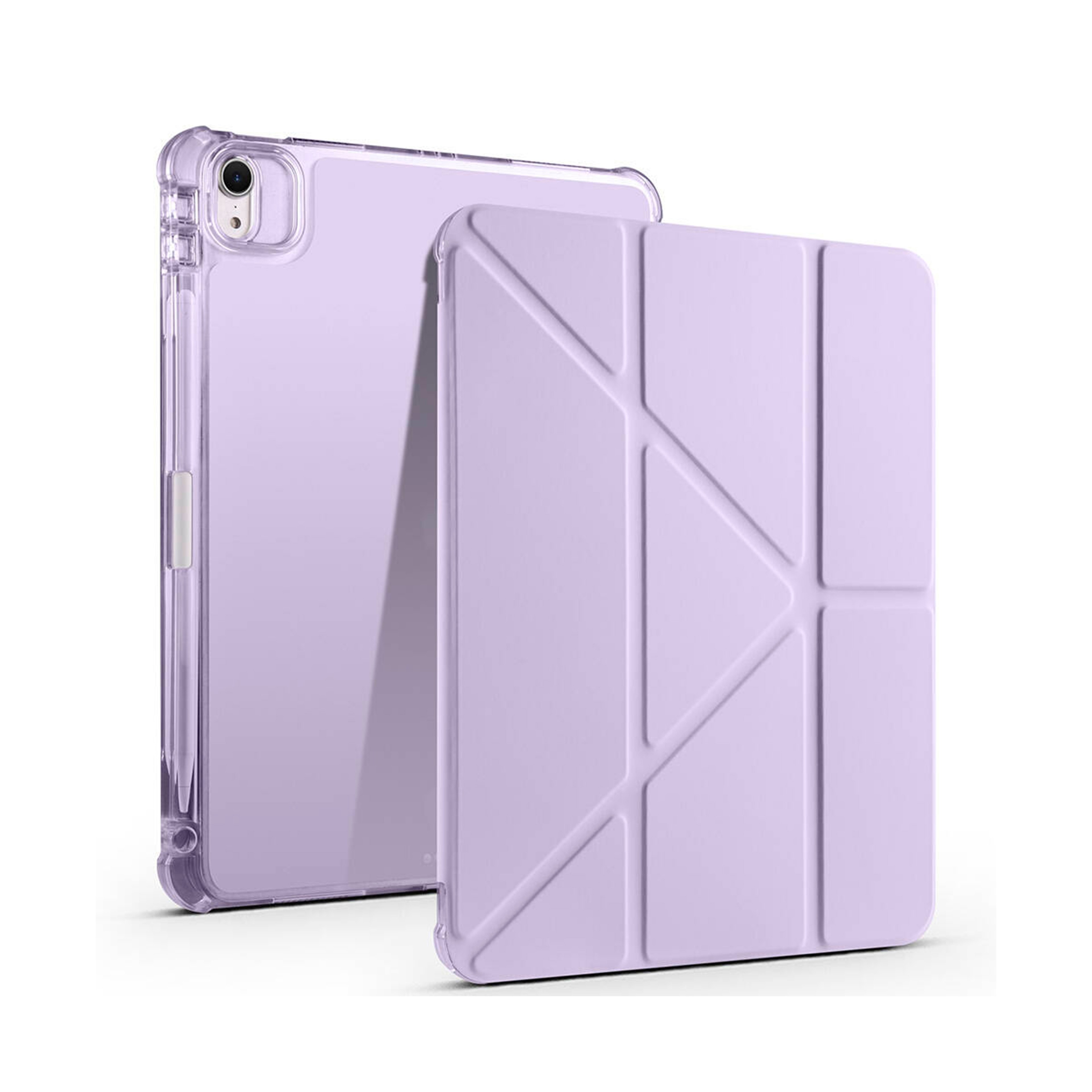 Apple iPad Air 11 inç 2025 M3-Trigon Folding Kalemlikli Standlı Kılıf