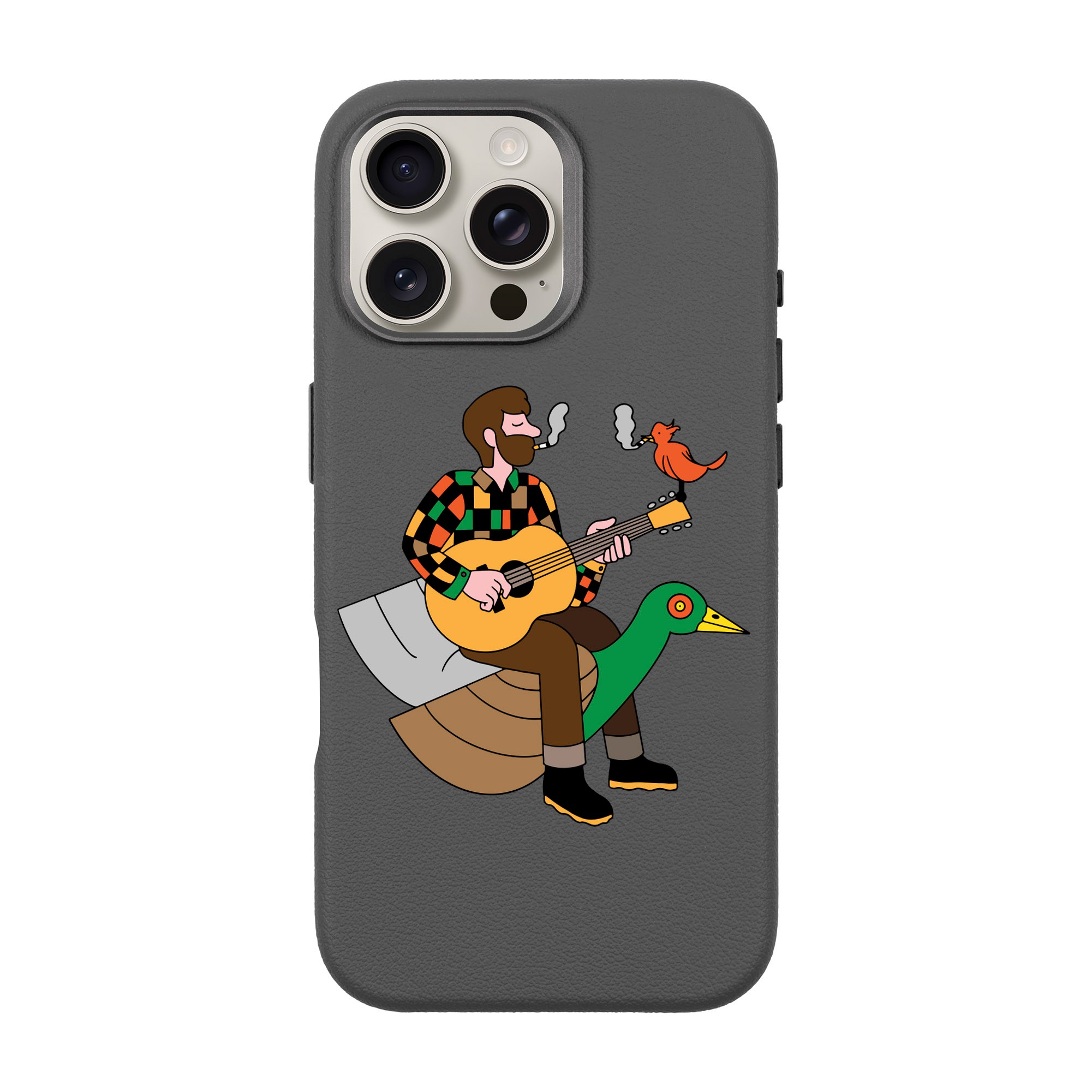 BIRDS OF A FEATHER-iPhone Leather Premium Kılıf MagSafe Özellikli